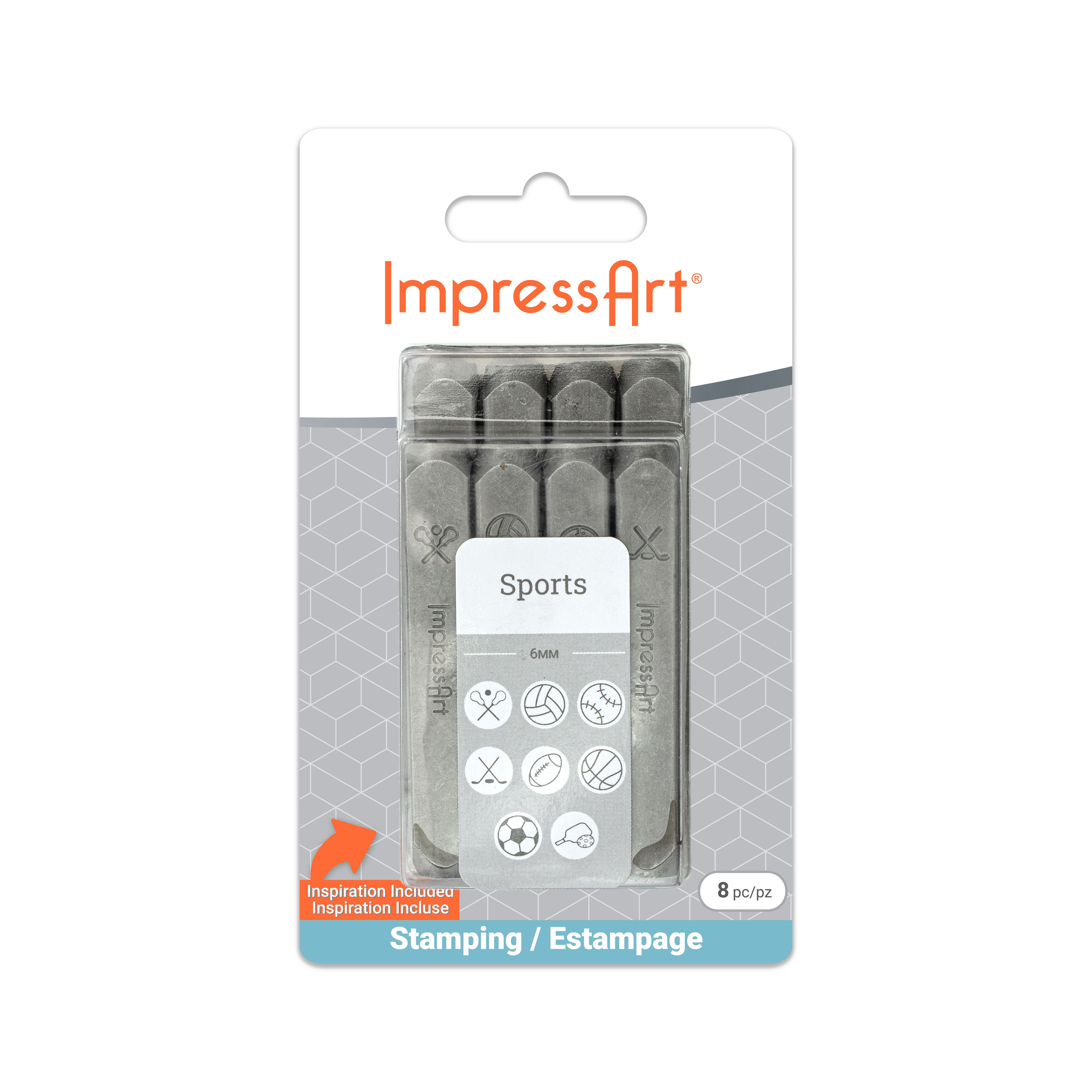 ImpressArt® 6mm Sports Metal Stamps Pack Michaels
