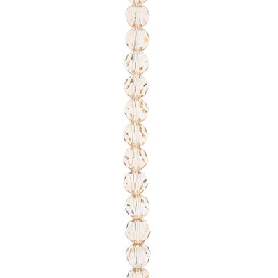 Preciosa Honey Glass Crystal Round Beads, 6mm by Bead Landing™