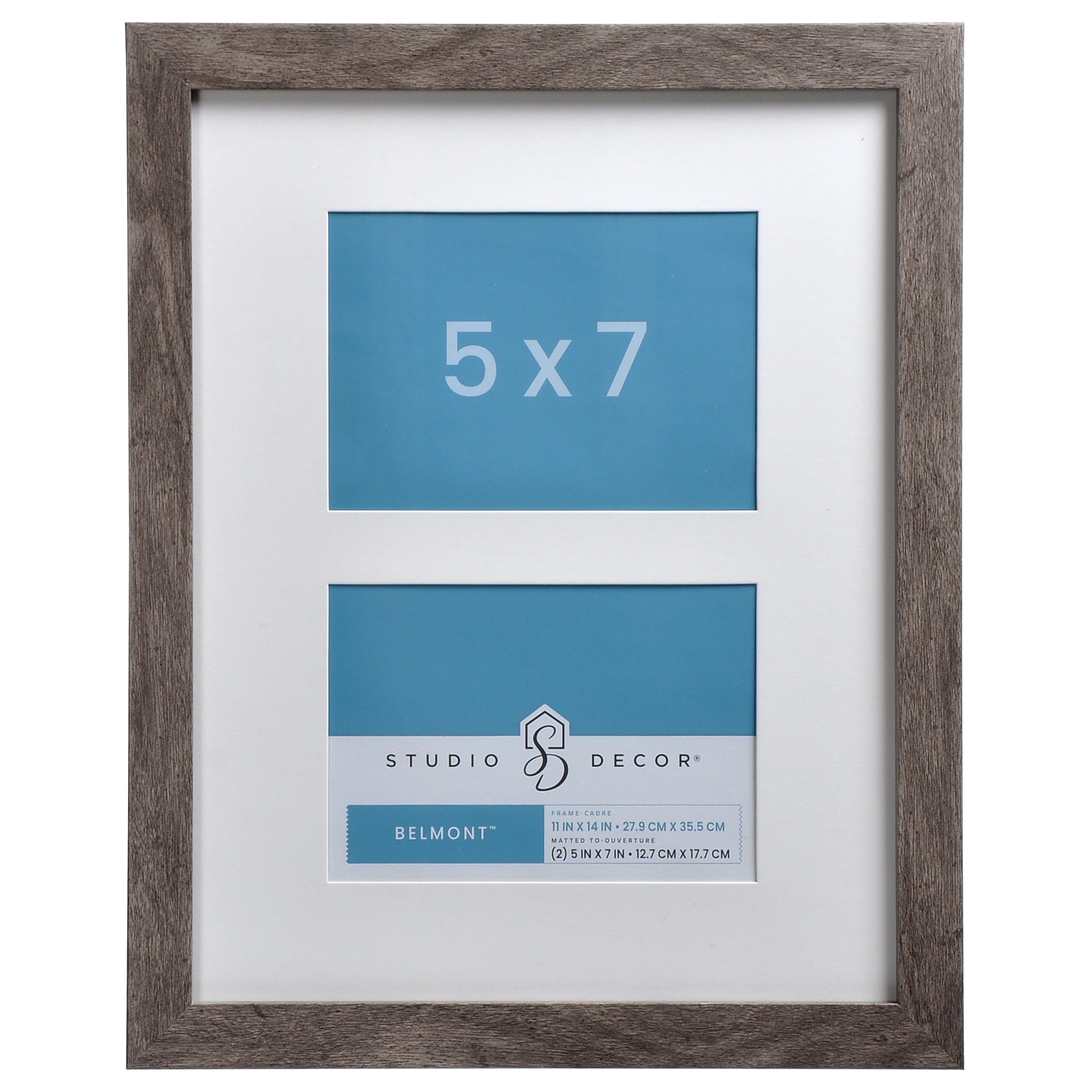 Lavish Home 12-Opening 4 in. x 6 in. Black Picture Frame Collage