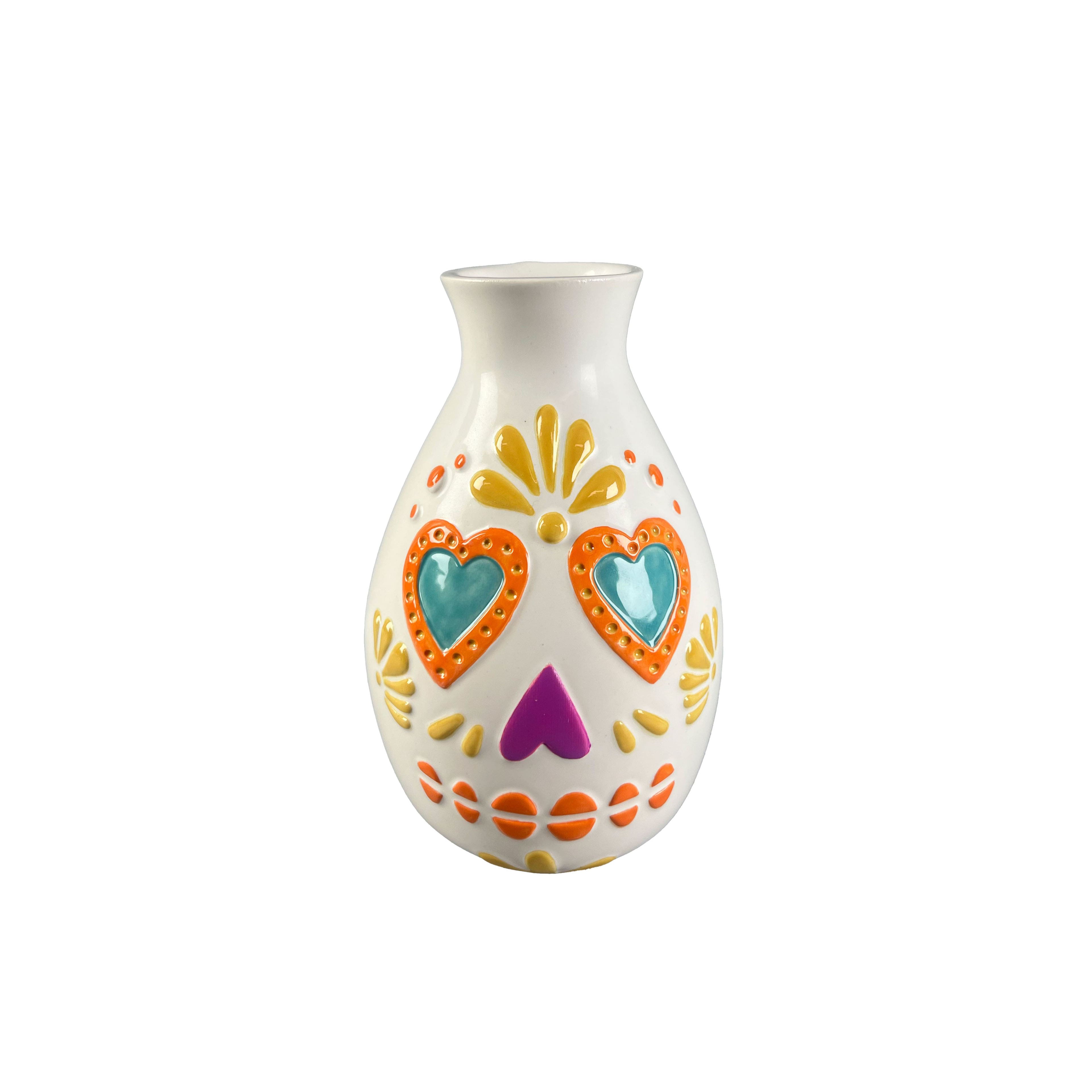 7.25" Day of the Dead Ceramic Vase by Ashland®