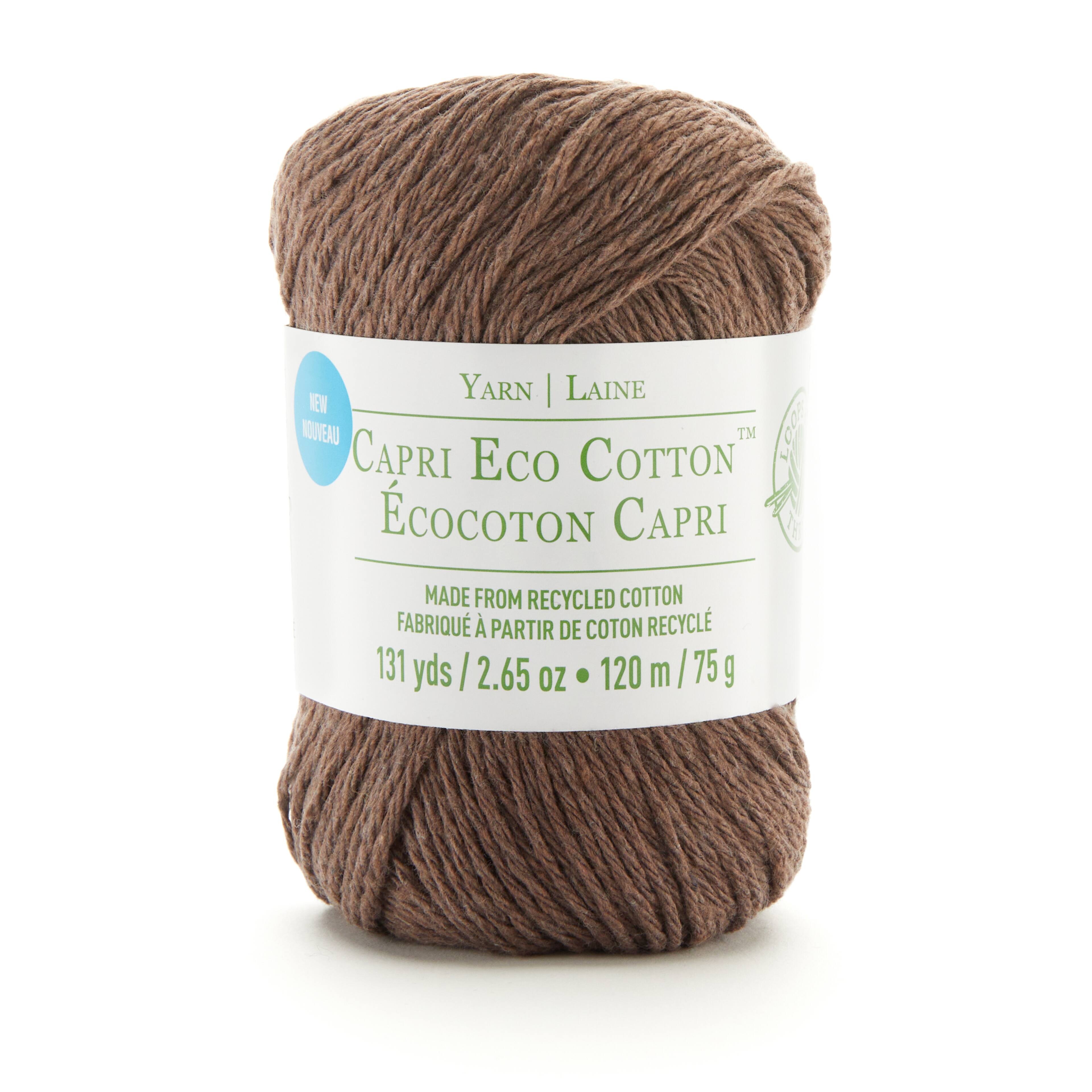 Capri Eco Cotton™ Solid Yarn by Loops & Threads® Michaels