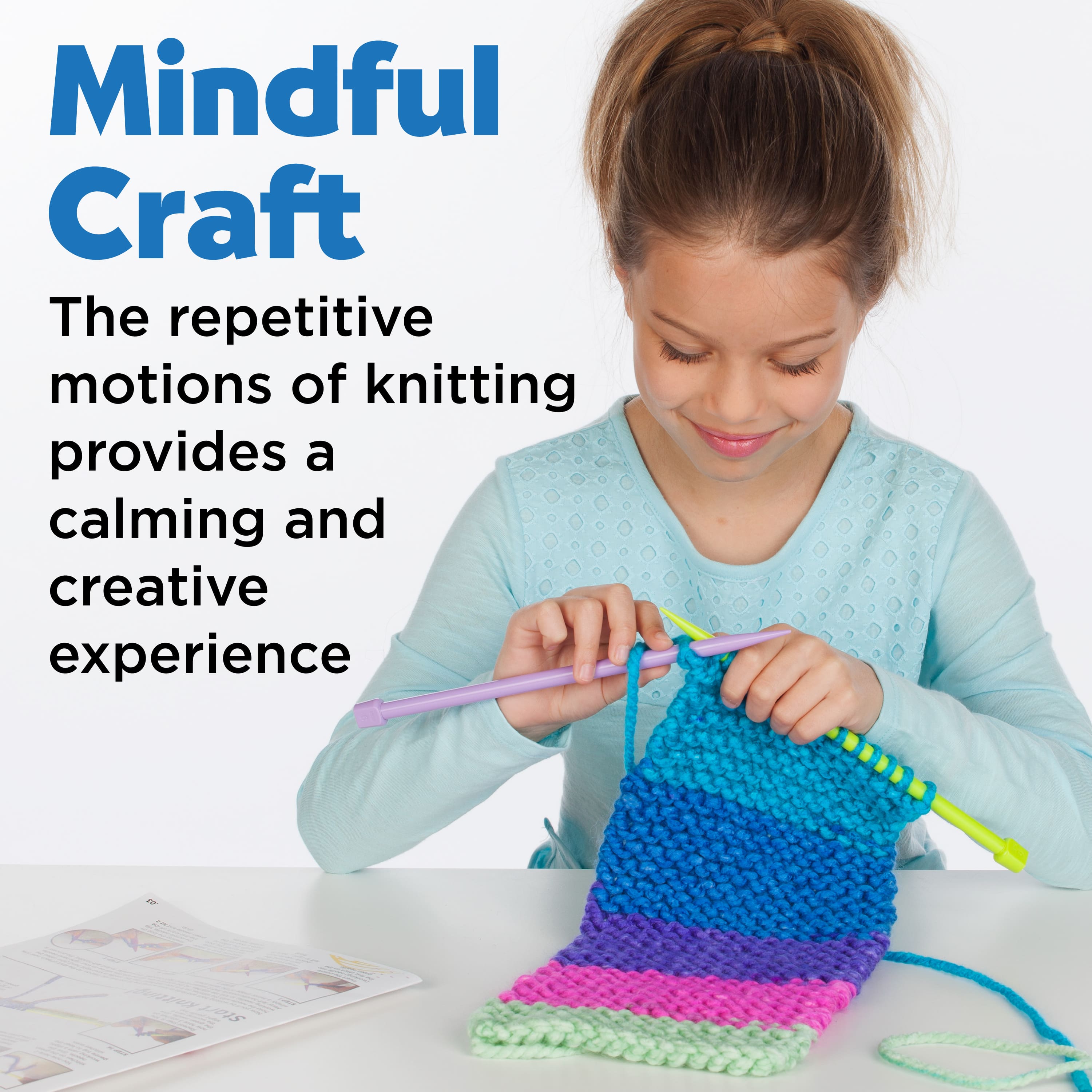Creativity for Kids Learn To Knit Pocket Scarf Kit