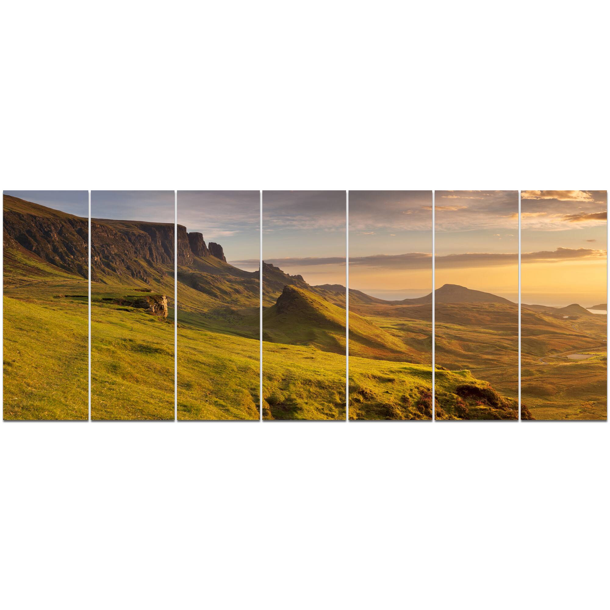 Designart - Sunrise at Quiraing Scotland - Landscape Canvas Art Print
