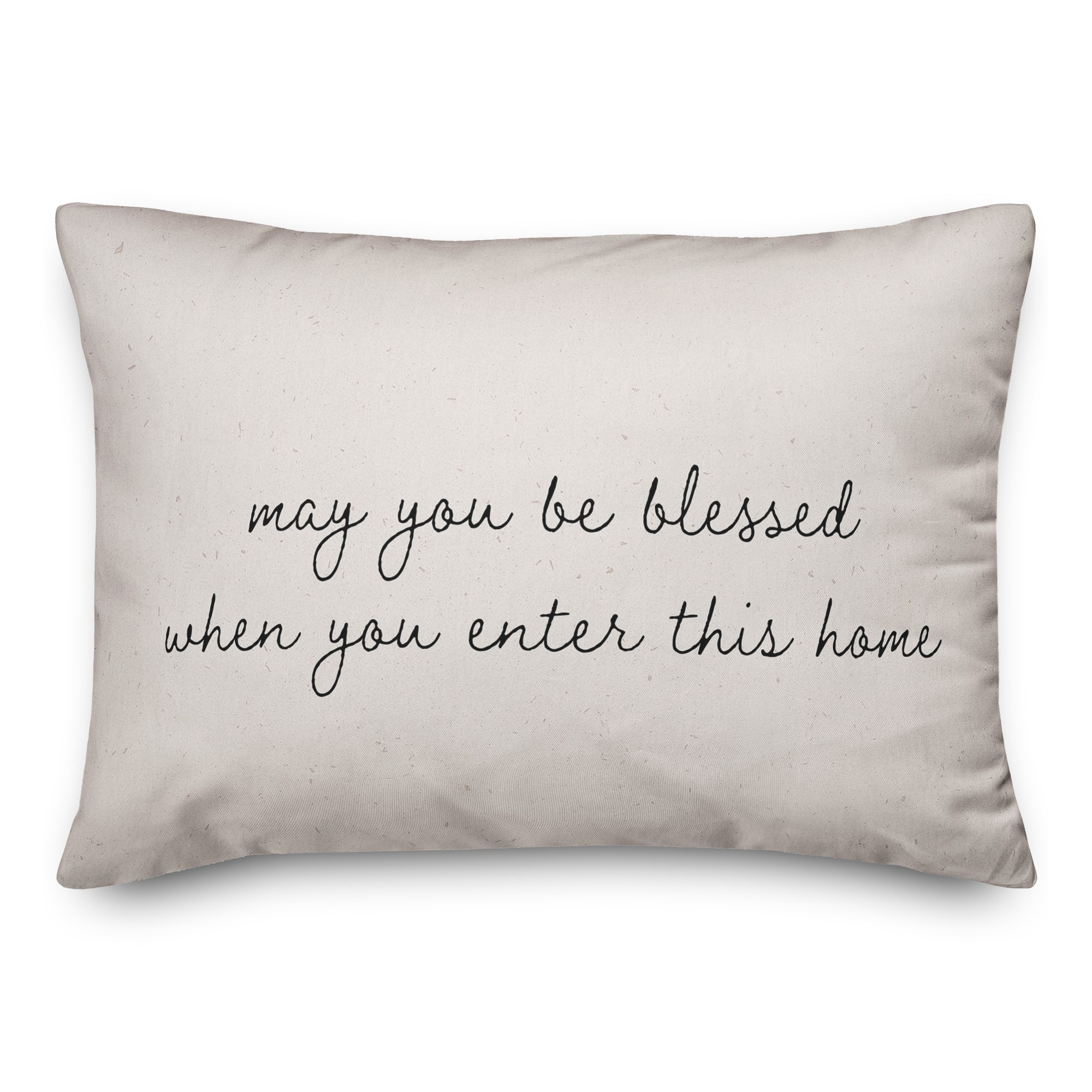 May You Be Blessed Indoor/Outdoor Lumbar Pillow