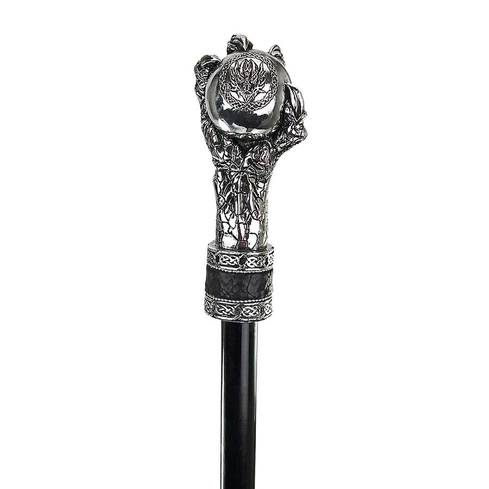 Design Toscano Dragonsthorne Collection 38.5&#x22; Dragons Grasp Gothic Walking Stick