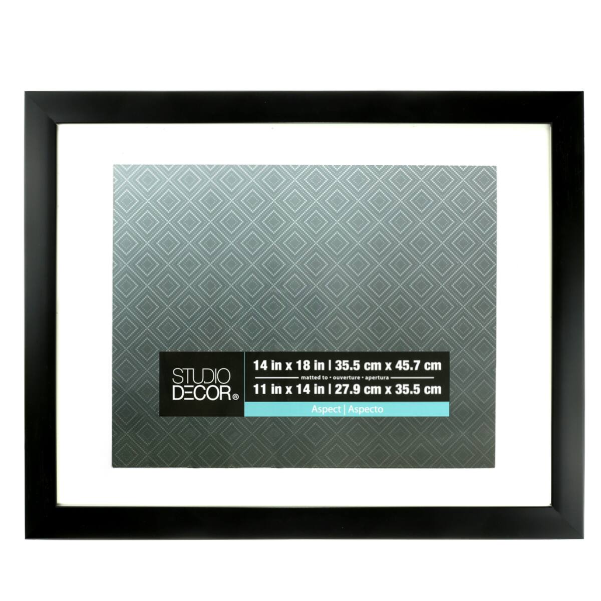 12 Pack: Black Frame With Mat, Aspect by Studio Décor® | Michaels