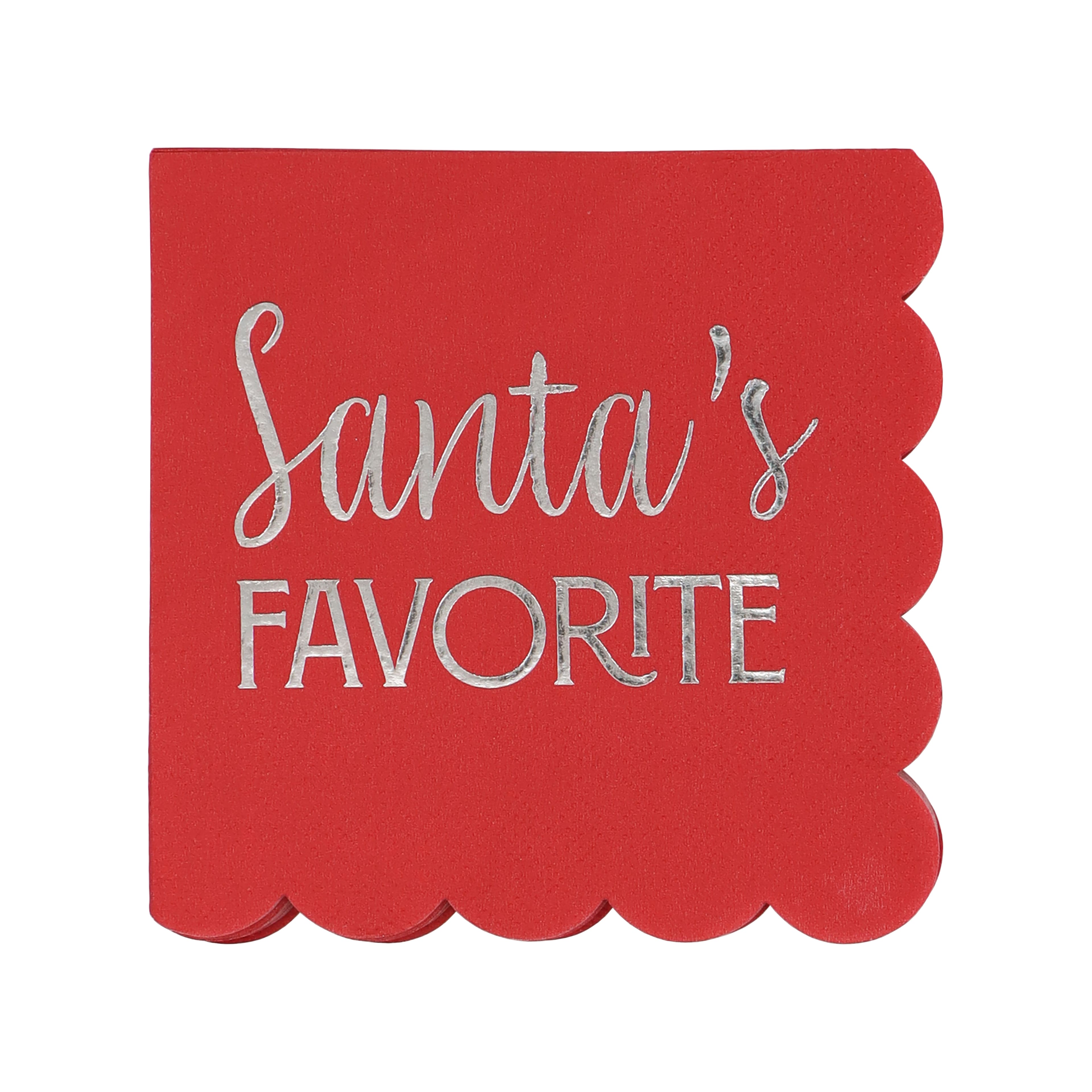 Santa&#x27;s Favorite Beverage Napkins, 20ct. by Celebrate It&#x2122;