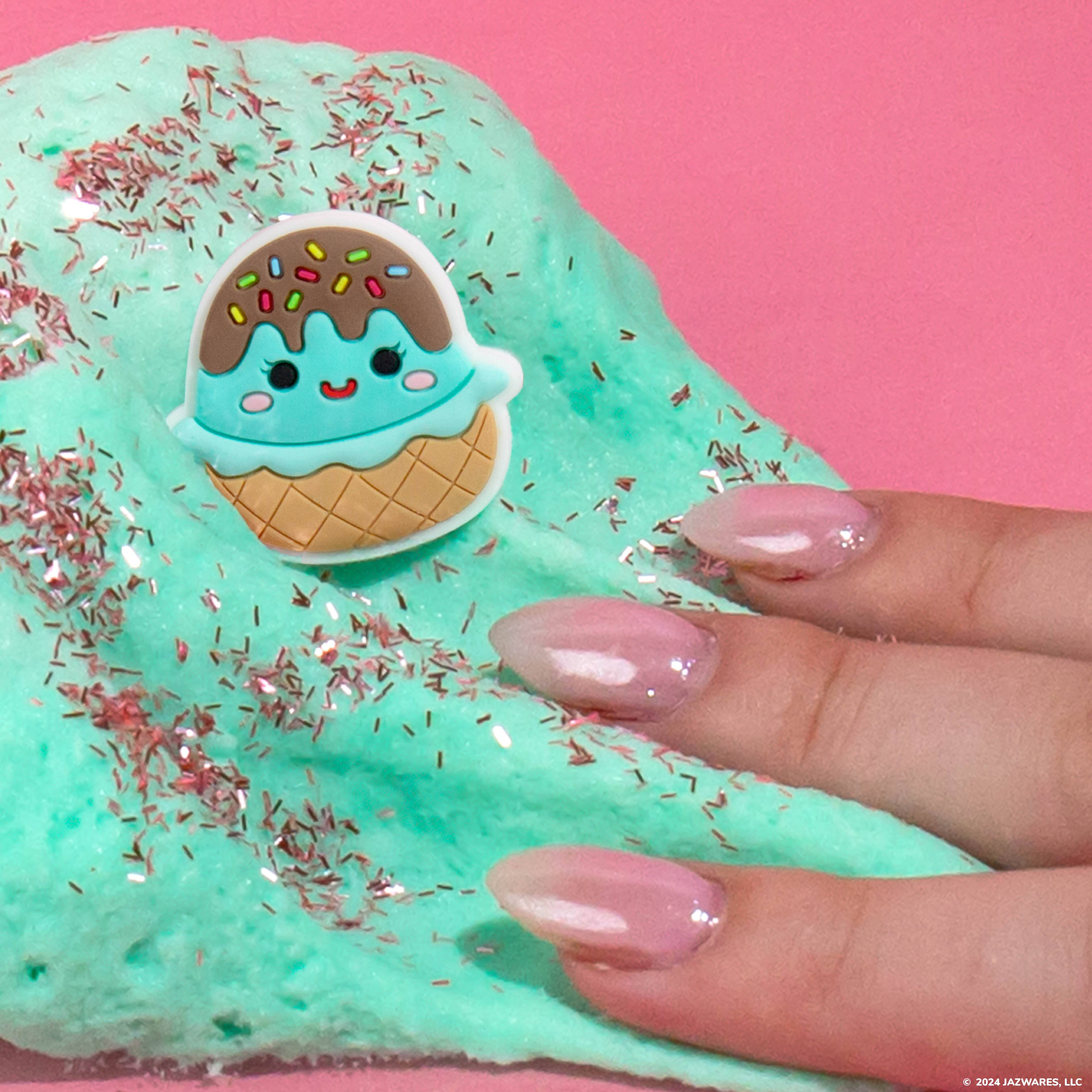 Original Squishmallows&#x2122; Maya the Mint Ice Cream Chocolate Scented Premium Cloud Slime