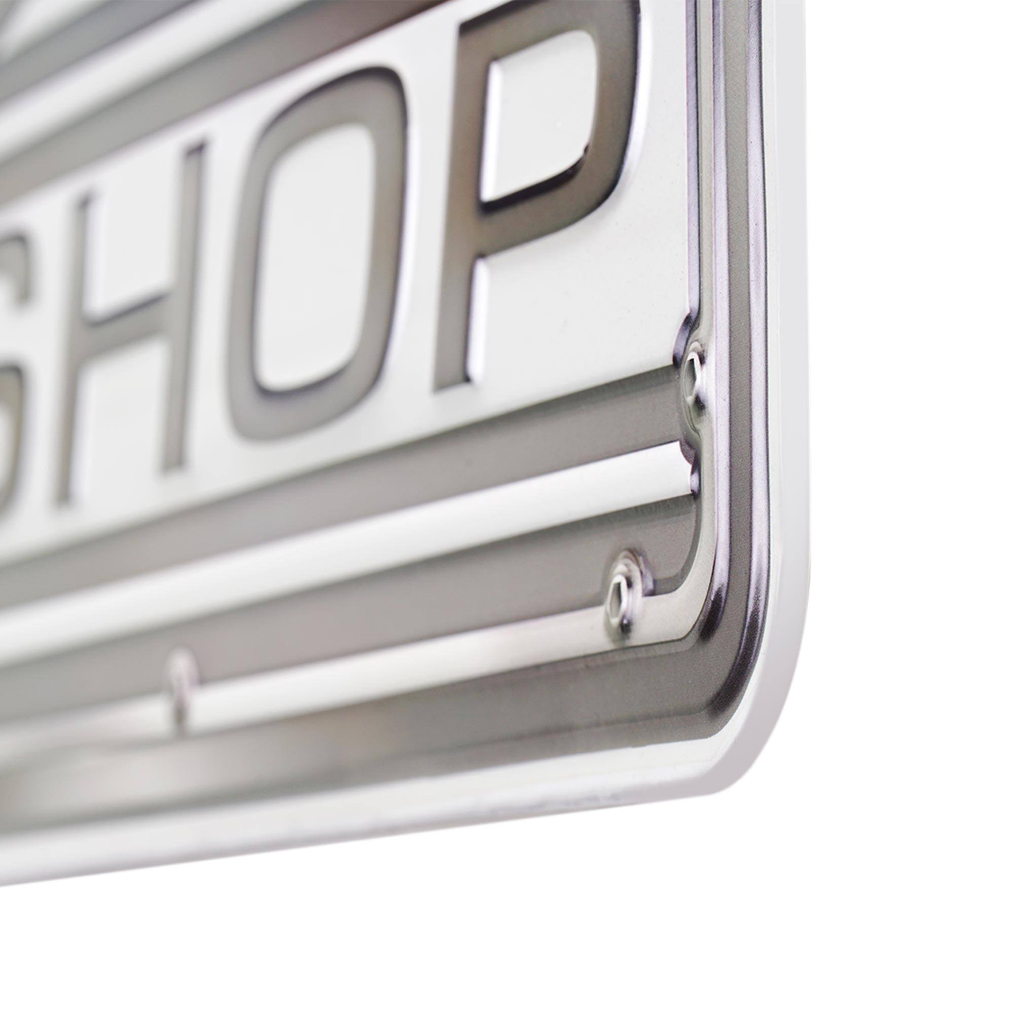 NHRA&#xAE; Speed Shop Embossed Shaped Metal Wall Sign