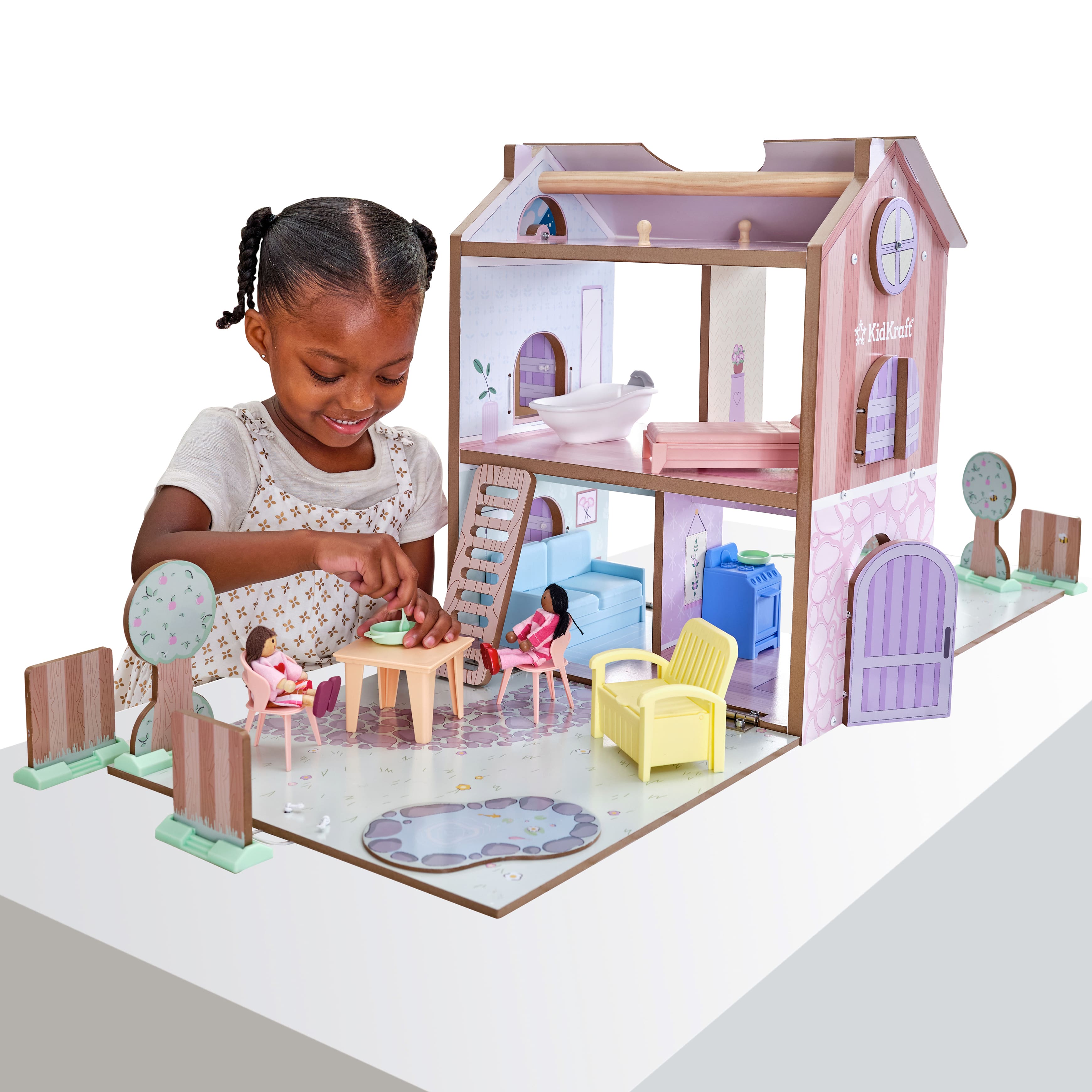 KidKraft Play Store Cottage Wooden Dollhouse with 36 Accessories