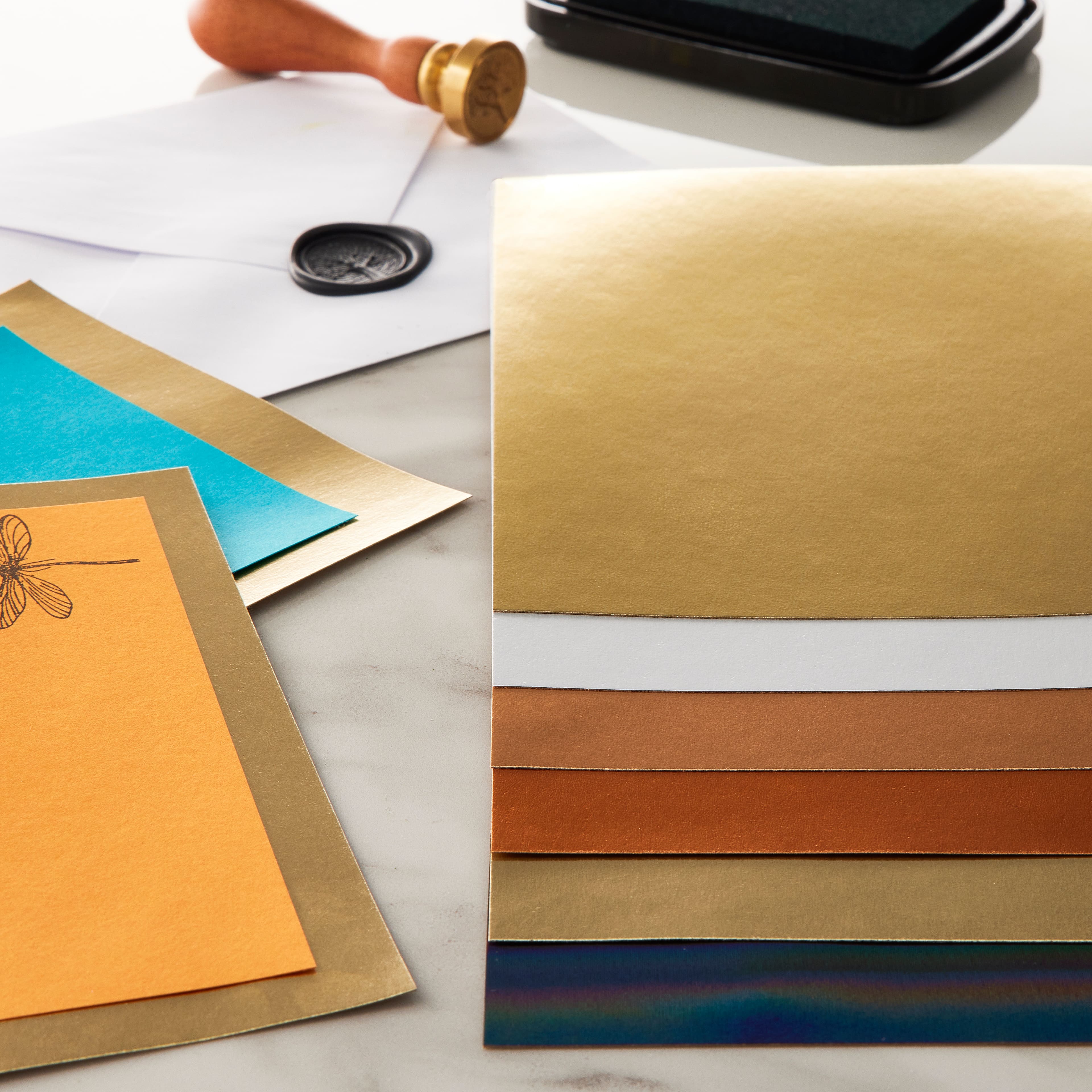 Metallic Foil Cardstock Paper Value Pack by Recollections™, 4.5" x 7"