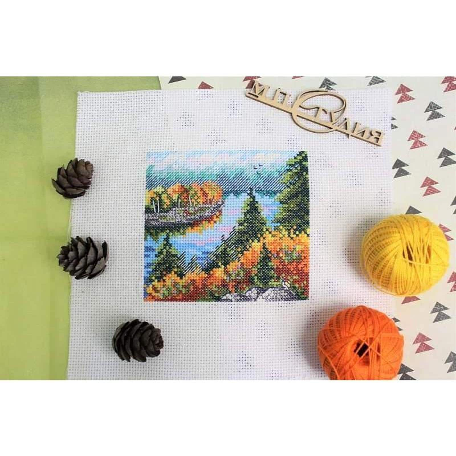 Mp Studia Autumn Forest Cross Stitch Kit