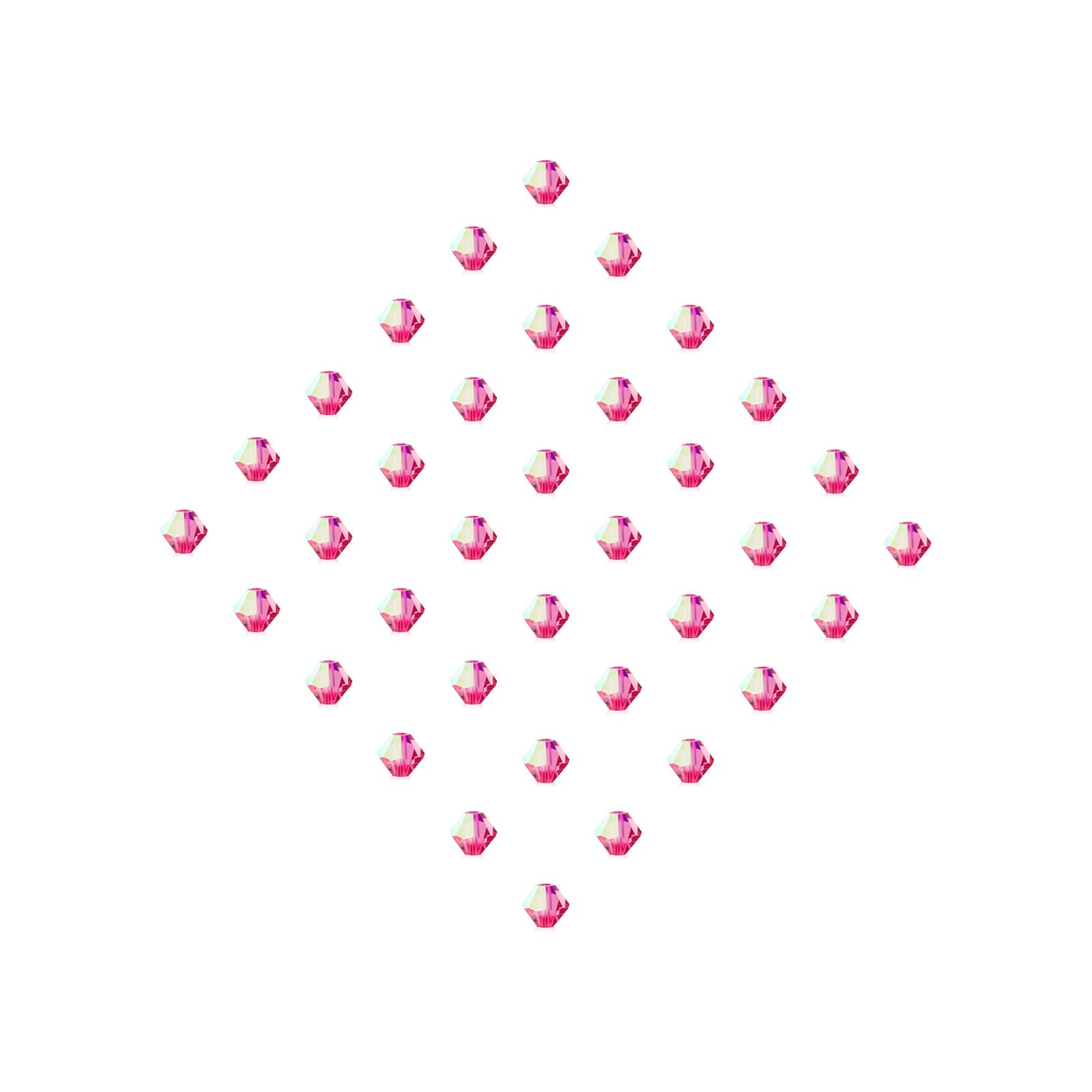 John Bead PRECIOSA 6mm Czech Crystal Bicone Beads, 36ct.