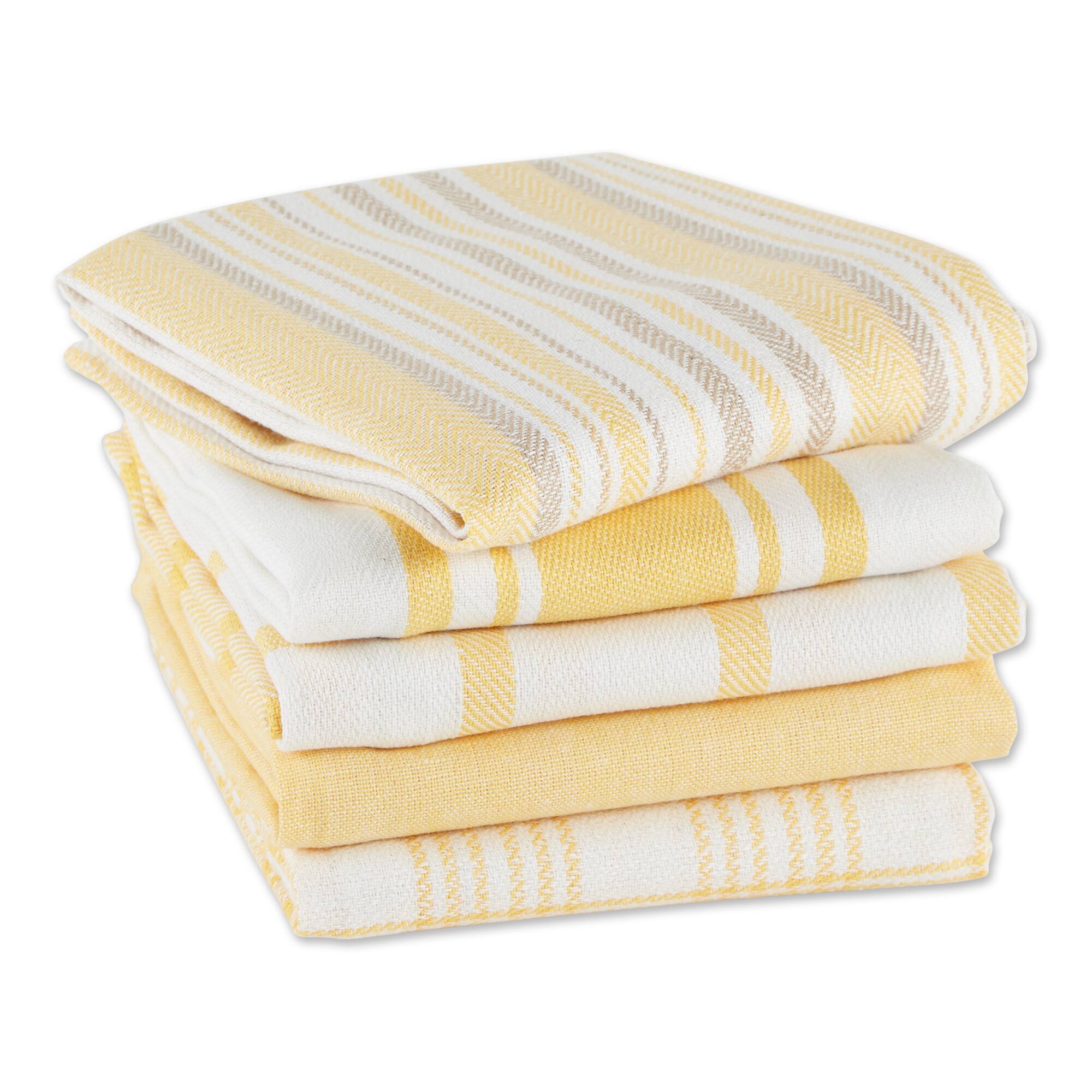 DII&#xAE; Woven Dish Towels, 5ct.