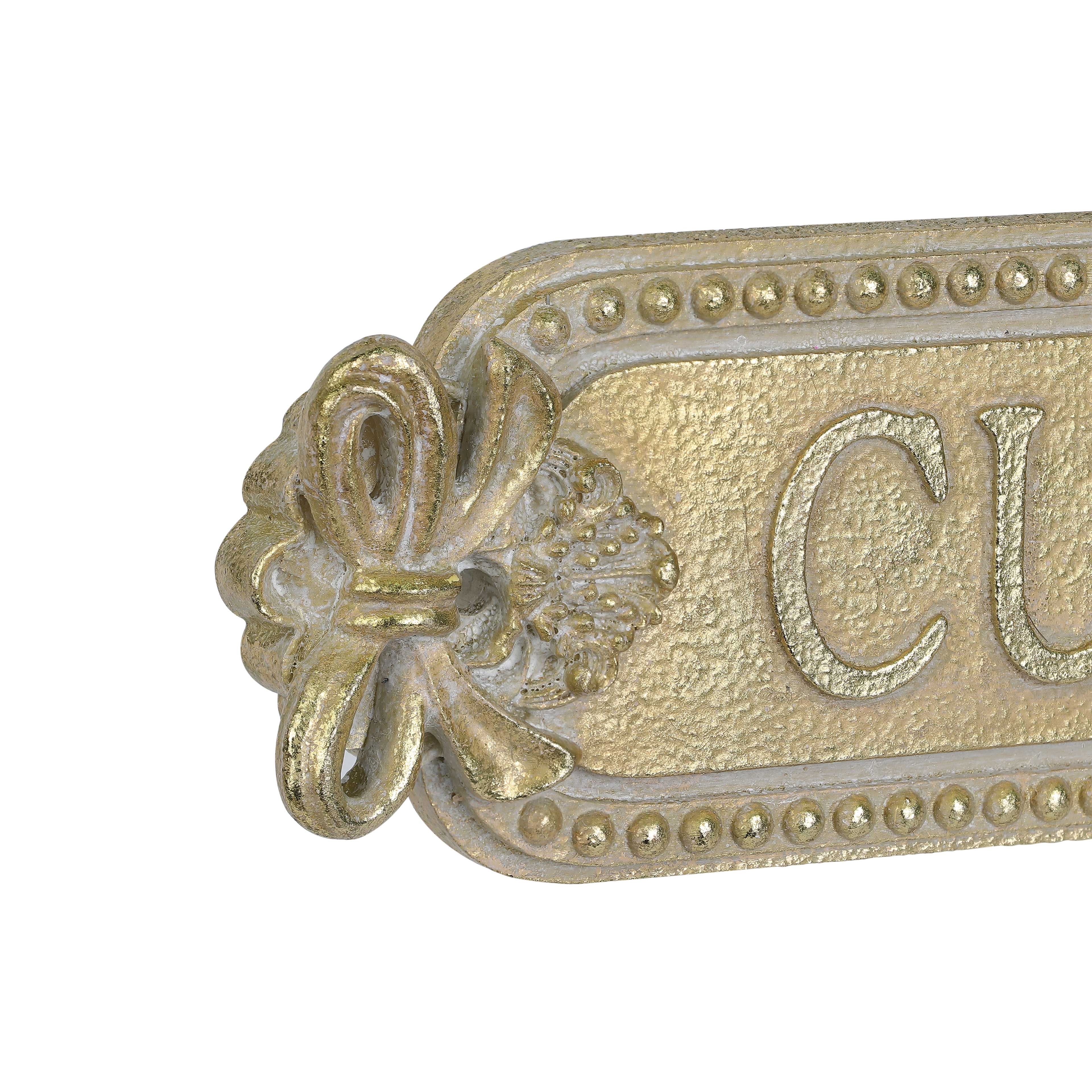 10.5&#x22; x 3&#x22; Gold Cuisine Wall D&#xE9;cor by Ashland&#xAE;