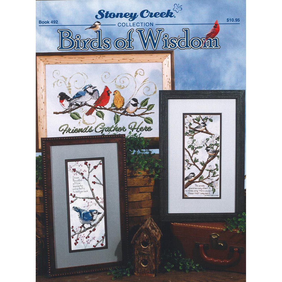 Stoney Creek Birds of Wisdom Cross Stitch Book