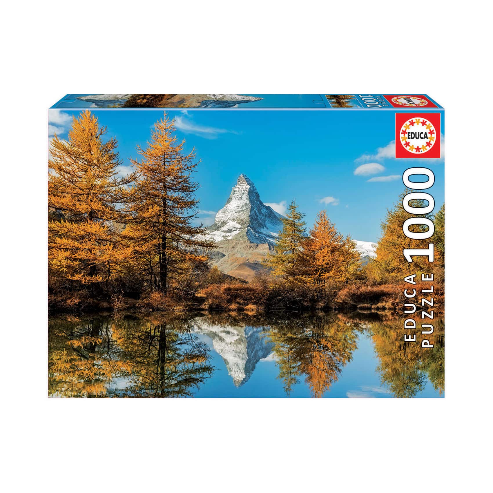 Matterhorn Mountain in Autumn 1,000 Piece Jigsaw Puzzle