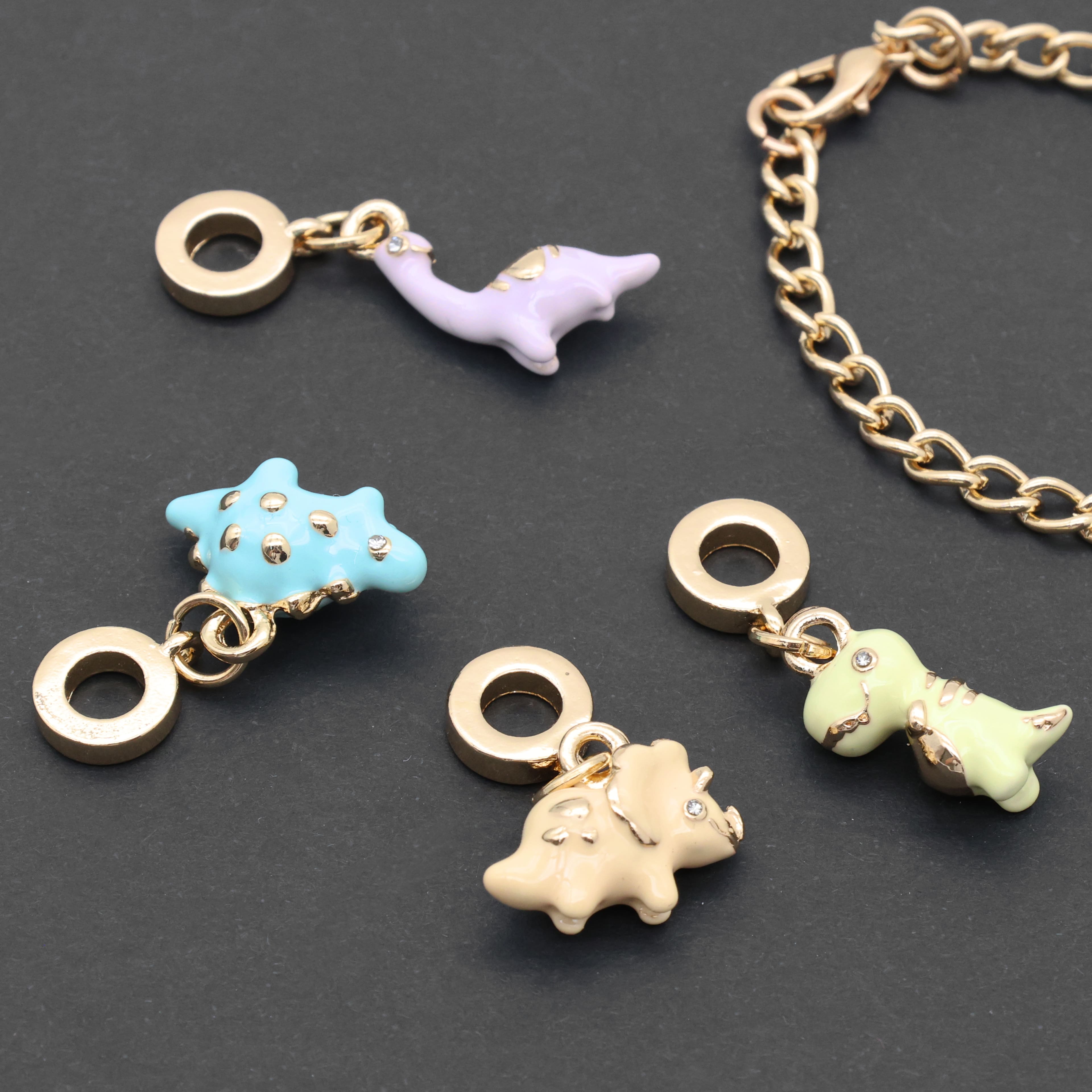 Dinosaur Slide-On Charm Set by Bead Landing&#x2122;