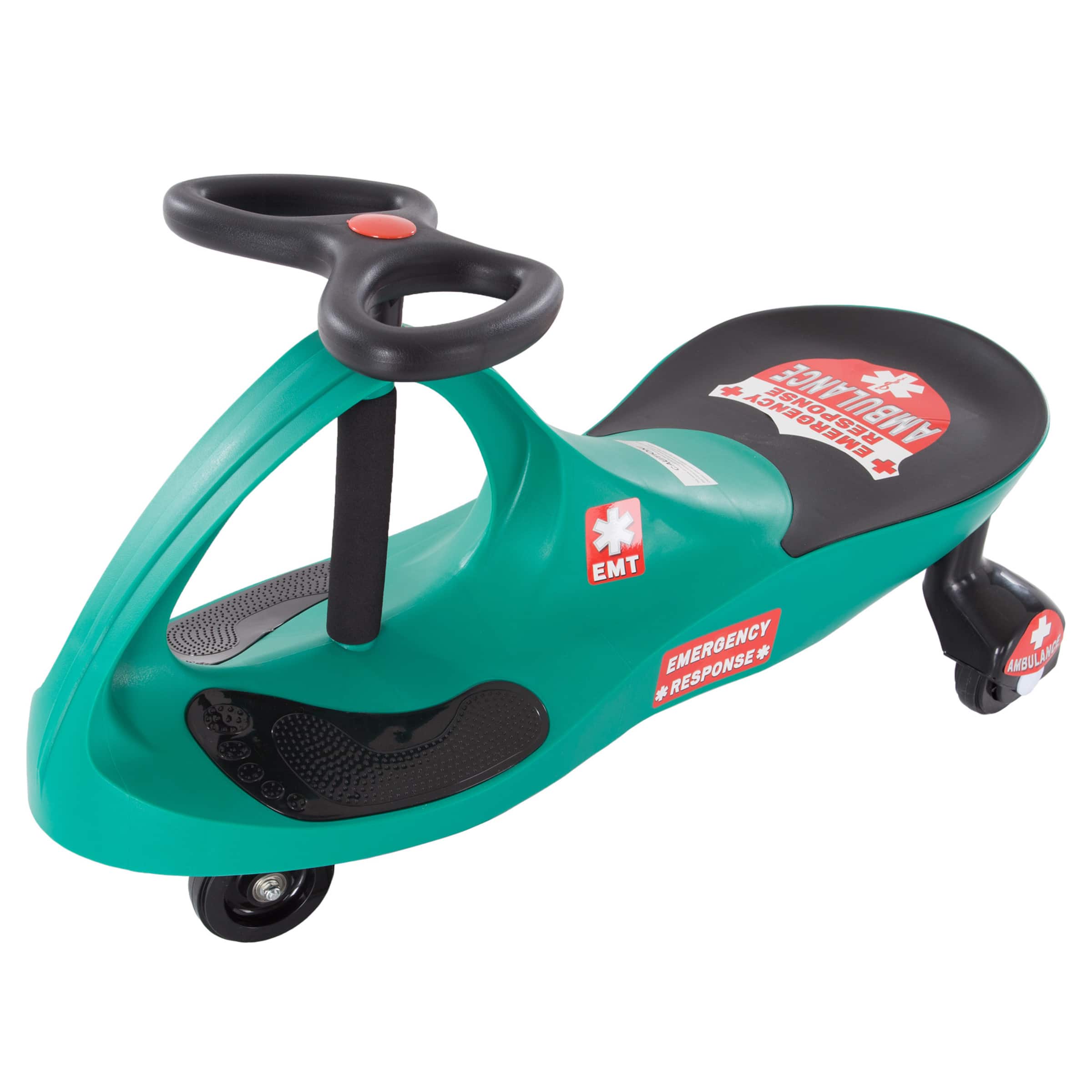 Toy Time Green Ambulance Wiggle Car