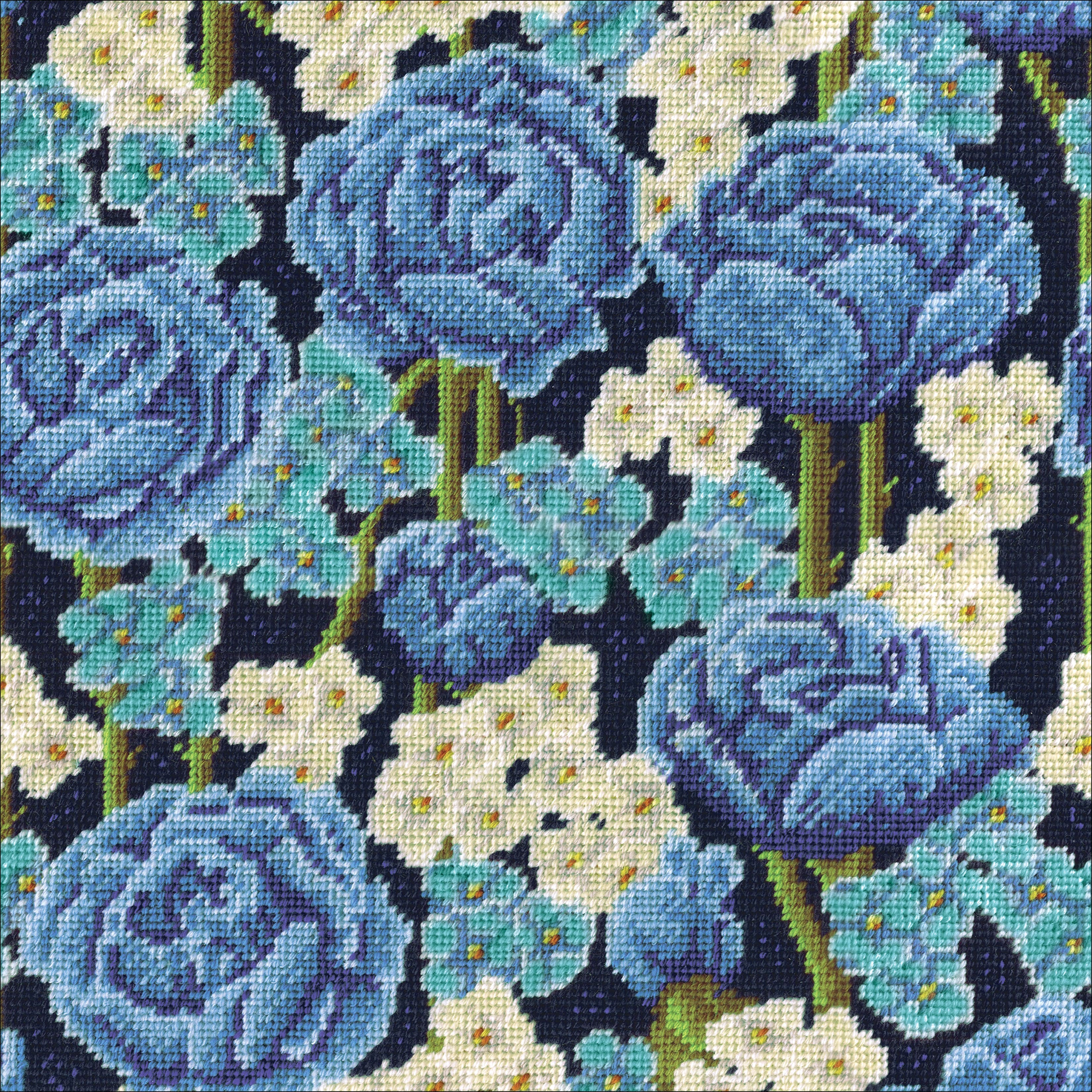 Design Works&#x2122; Blue Roses Needlepoint Kit