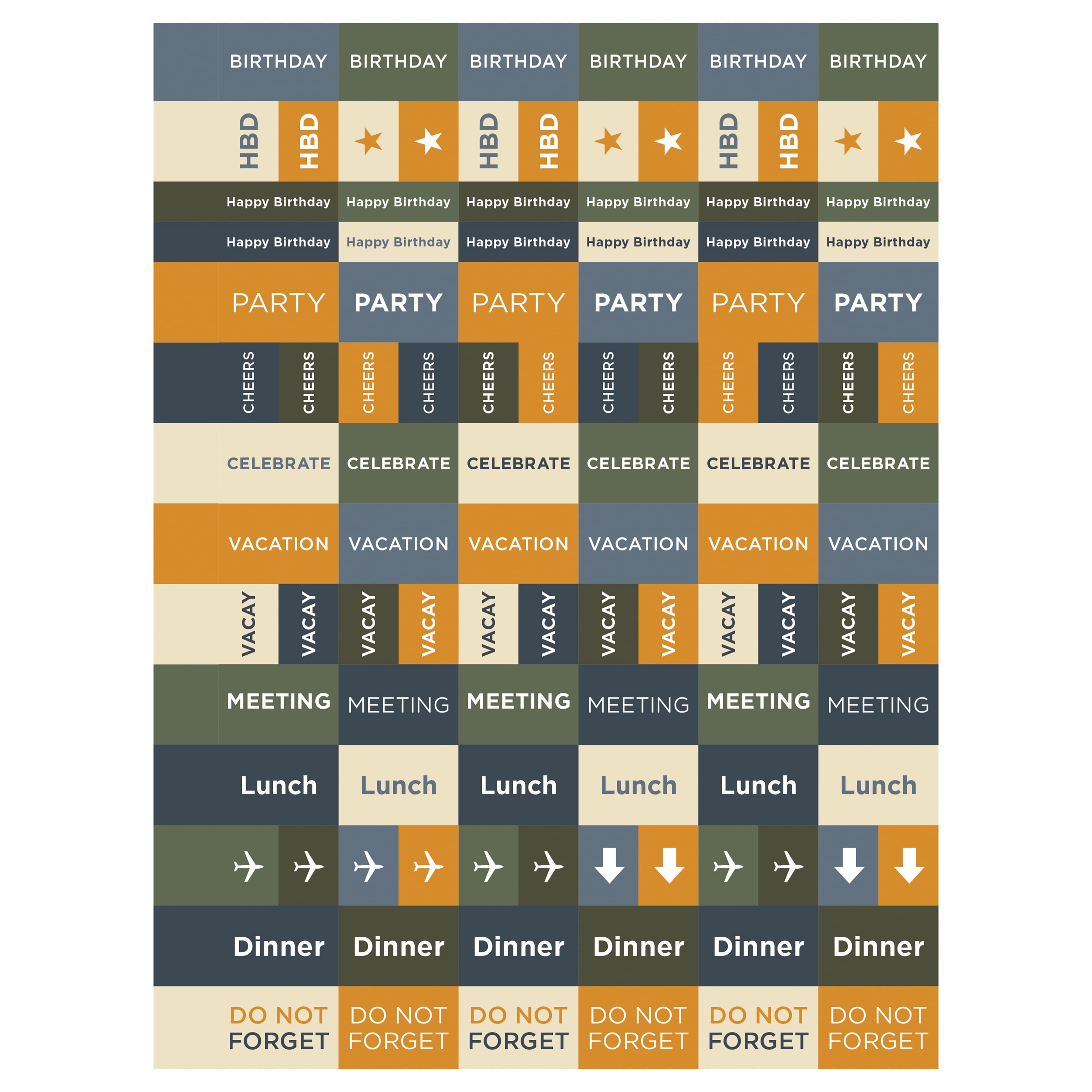 TF Publishing 2025 Big Wave Medium Weekly Monthly Spiral Planner