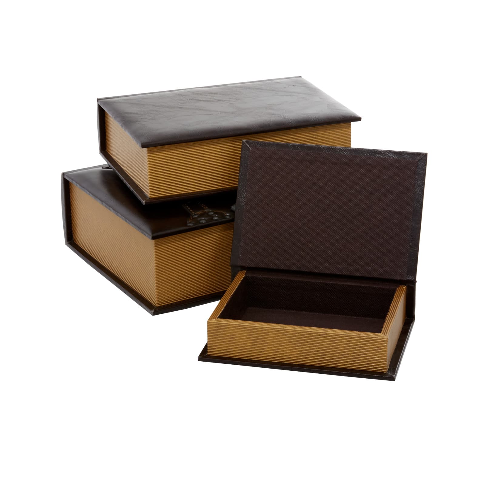 Dark Brown Traditional Wood Box Set Michaels