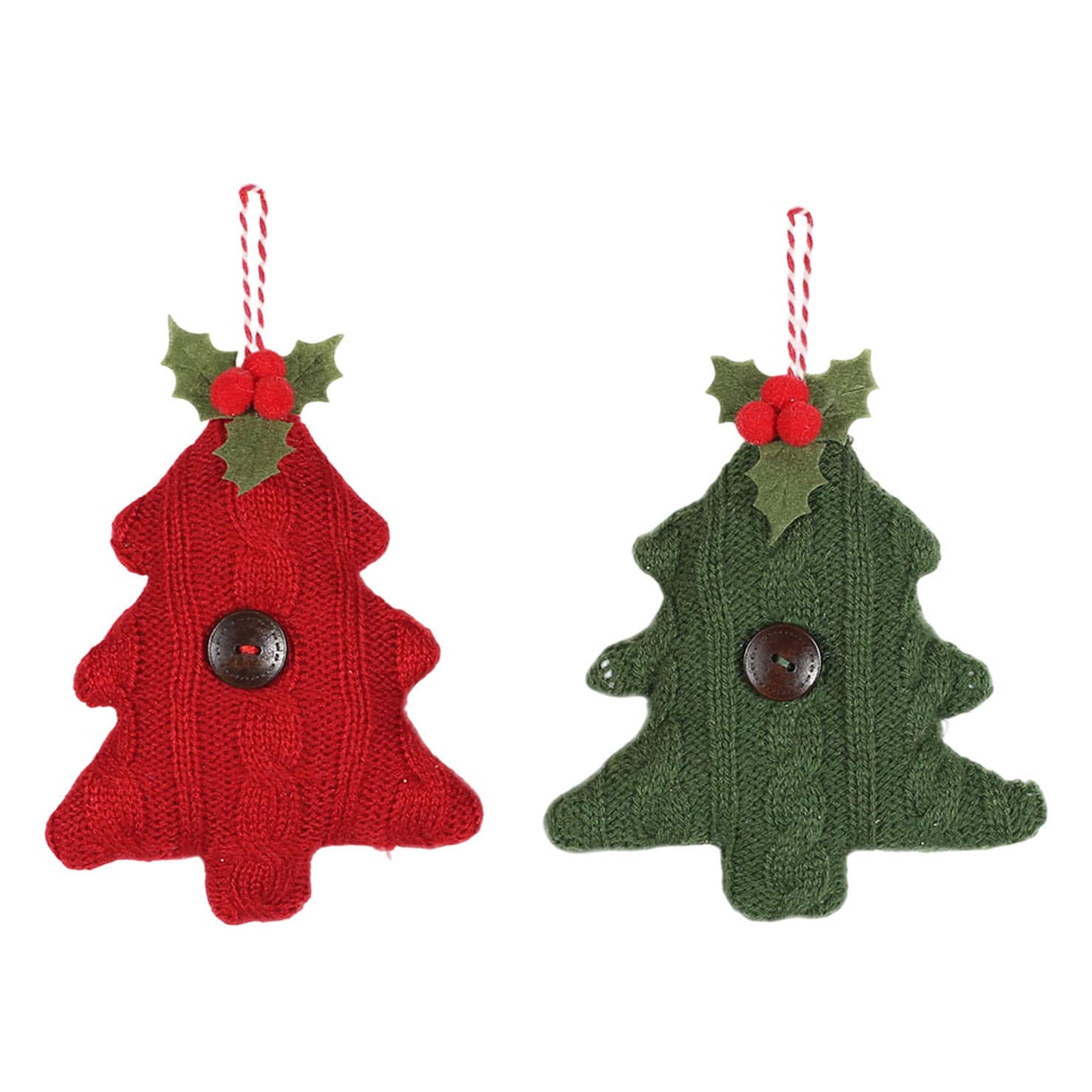 Assorted 5.5&#x22; Sweater Knit Christmas Tree Ornament, 1pc. by Ashland&#xAE;