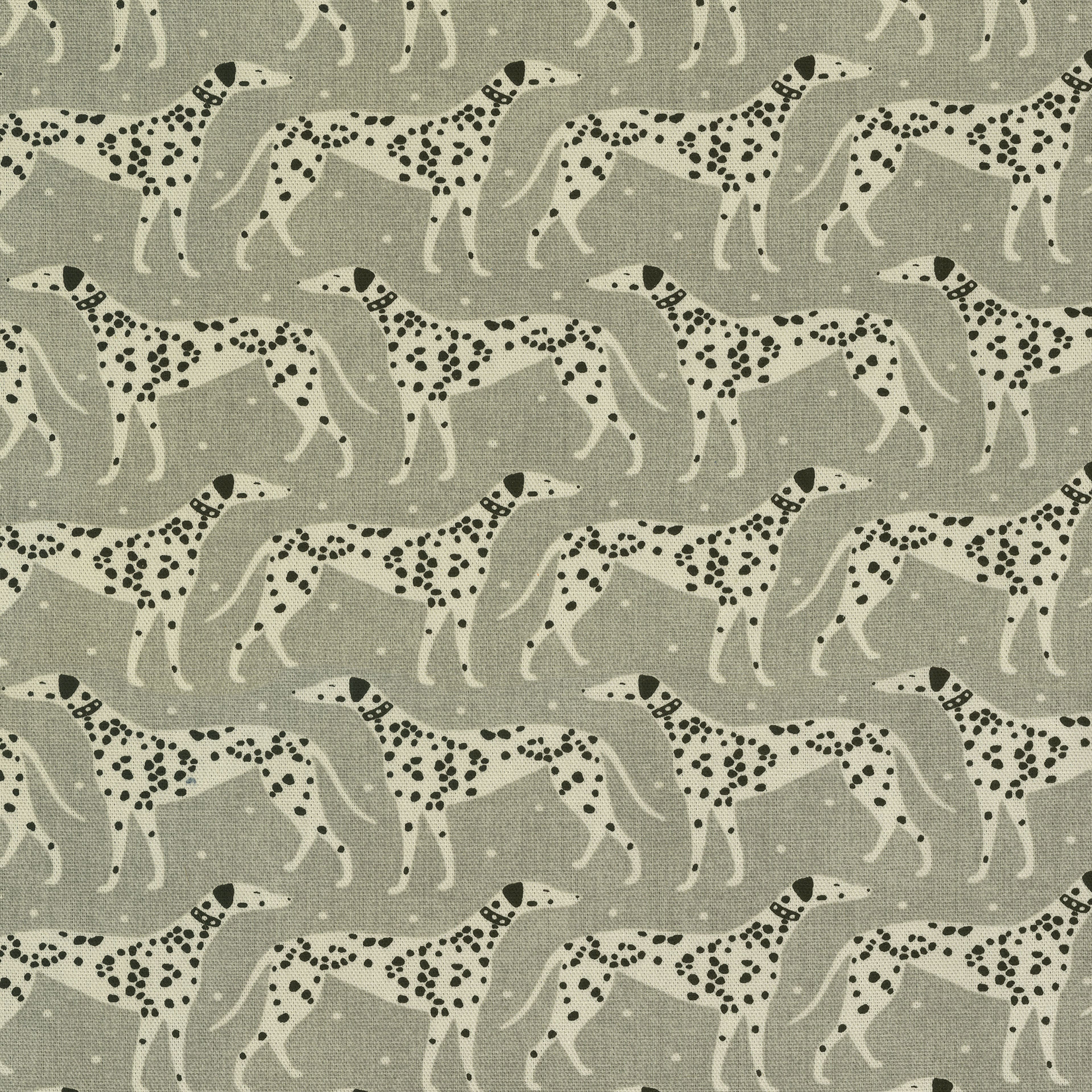 Novogratz Gray Dapper Dalmatians Home D&#xE9;cor Fabric