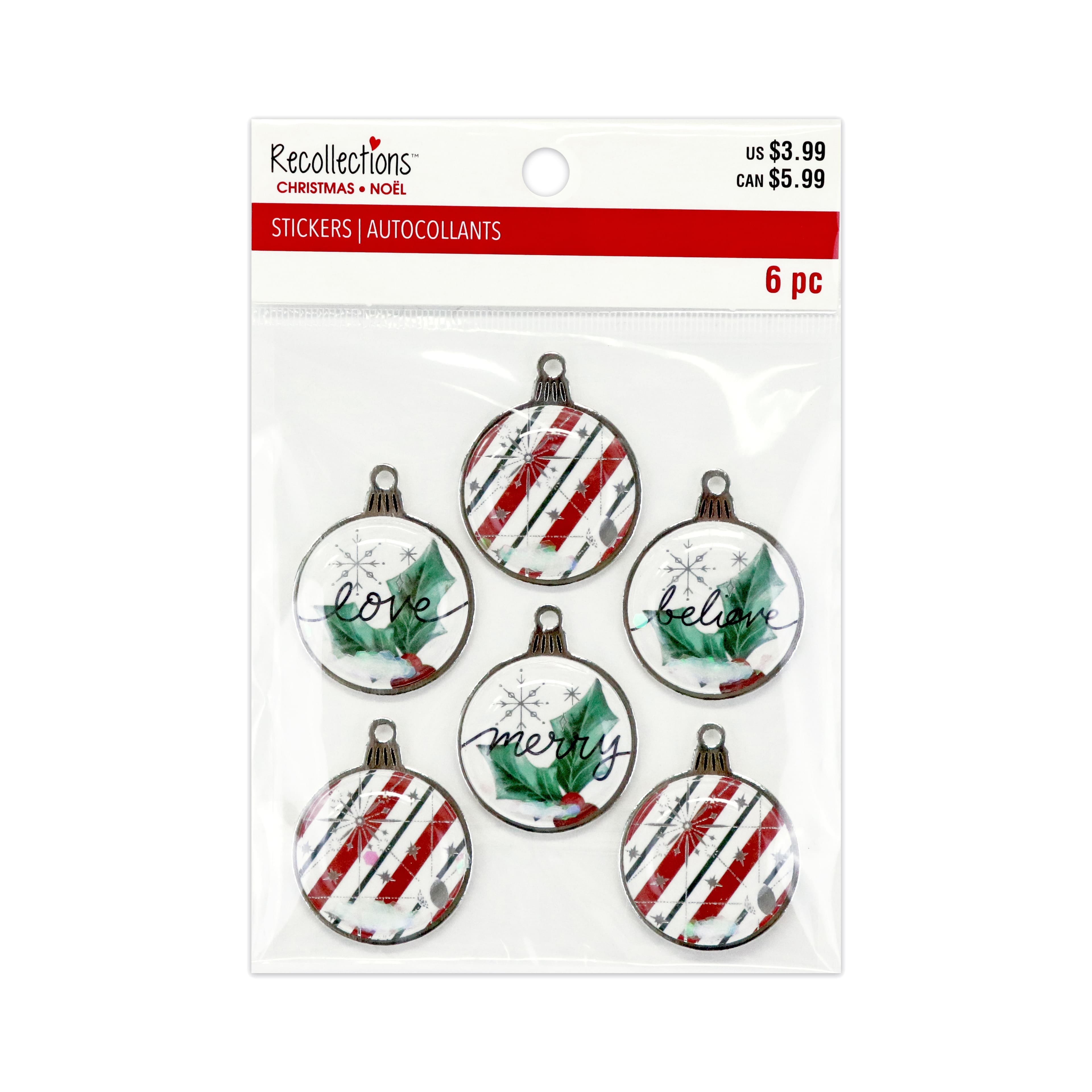 Ornament Shaker Stickers by Recollections&#x2122;