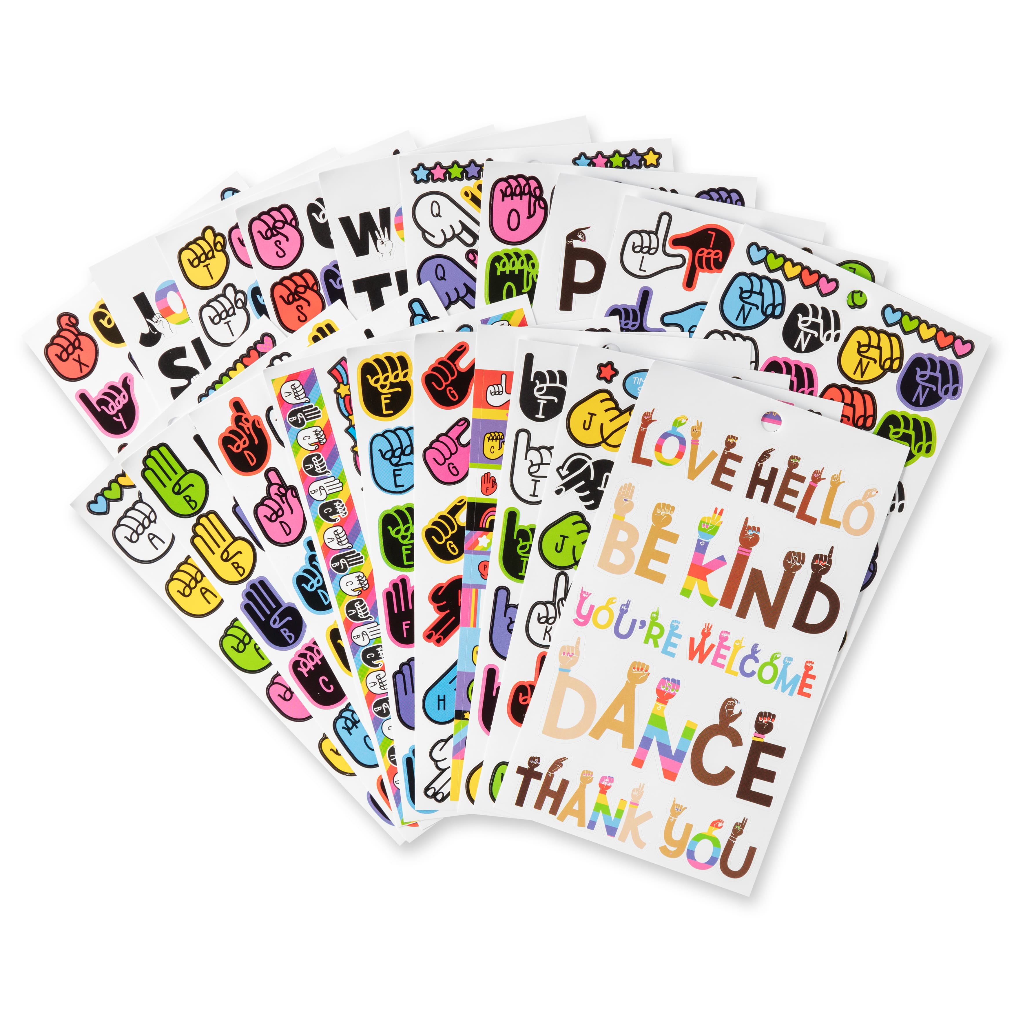 Sign Language Sticker Book by Recollections&#x2122;