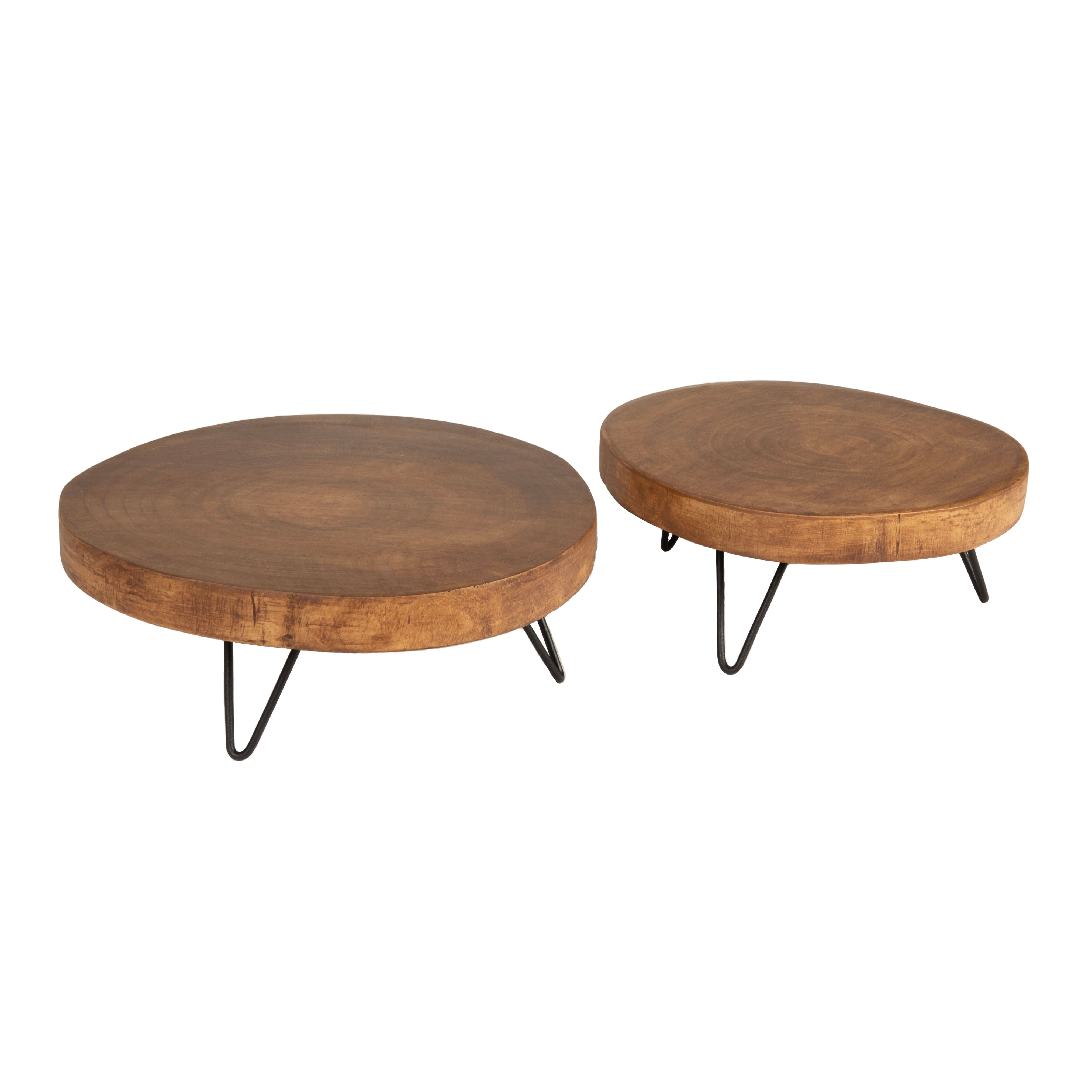 Hello Honey&#xAE; Decorative Paulownia Wood Pedestal
