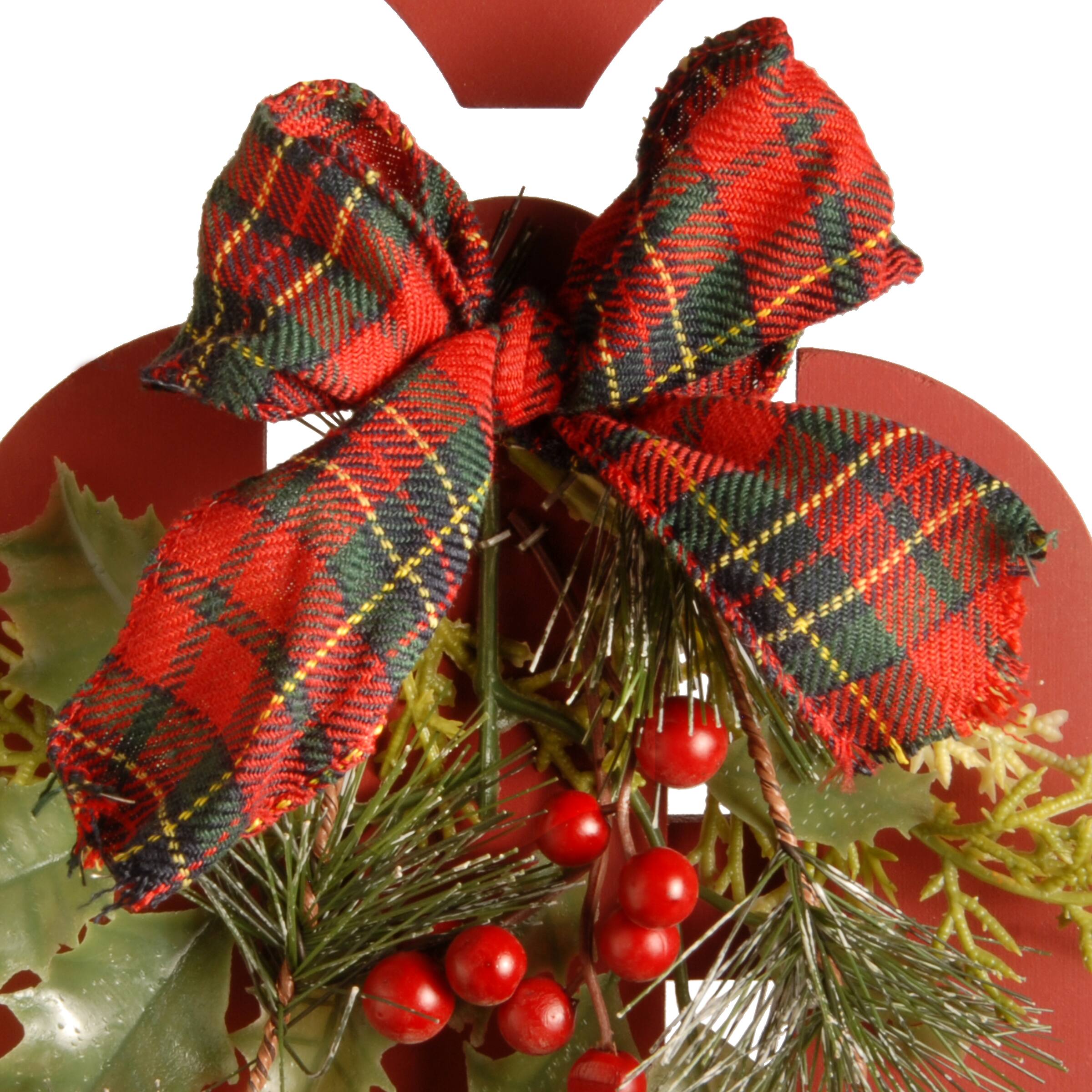 22" Red Sled Home Wall Décor