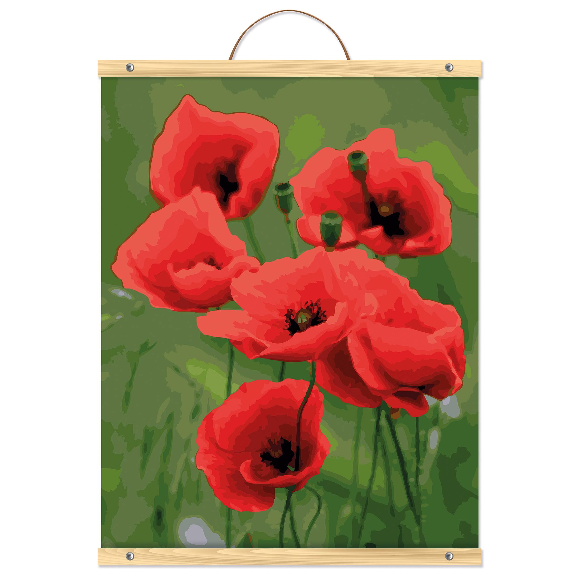 Poppies Paint-by-Number Kit by Artist's Loft™ Necessities™ | Michaels
