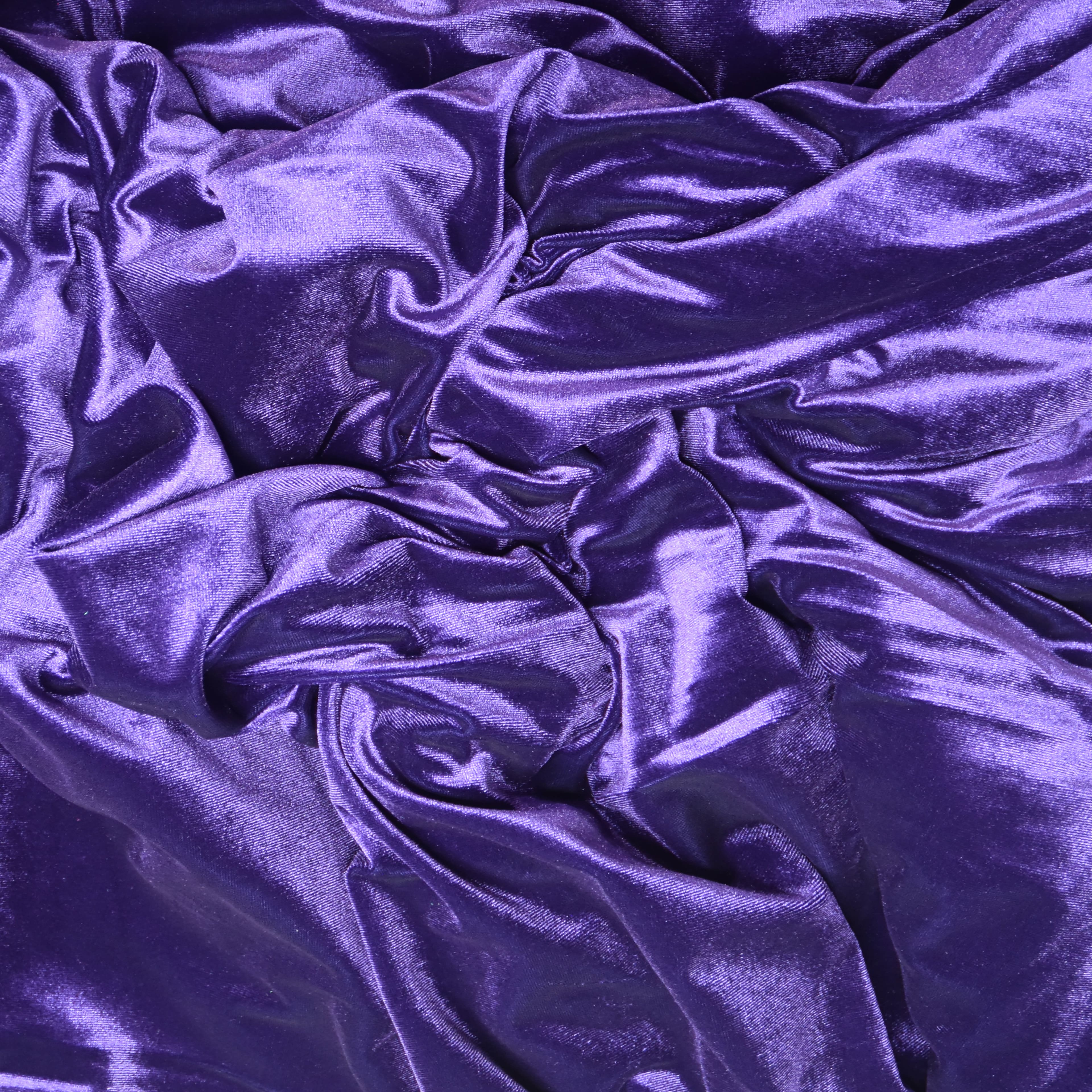 Feldman Solid Stretch Velvet Fabric