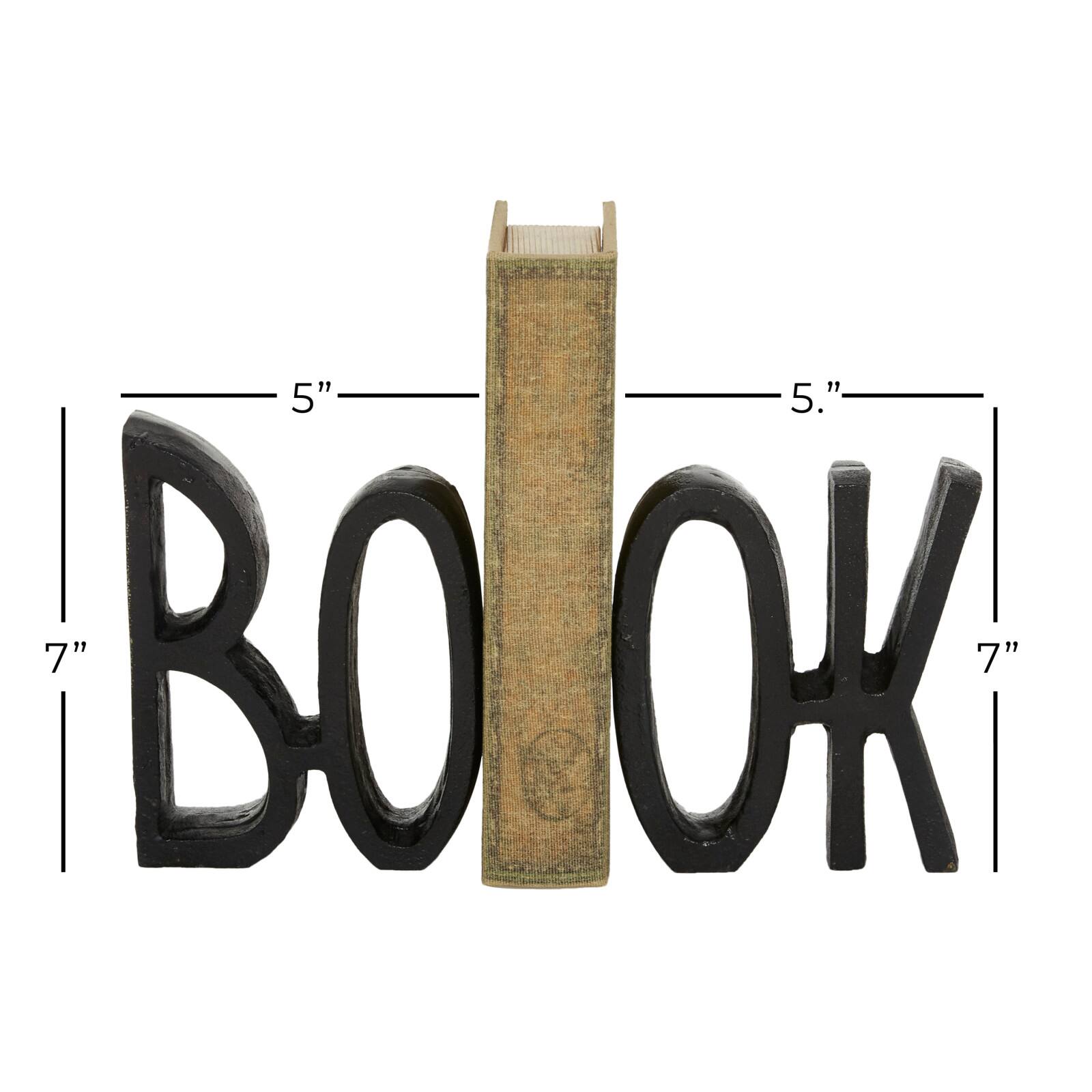 7" Black Book Aluminum Industrial Bookends Michaels