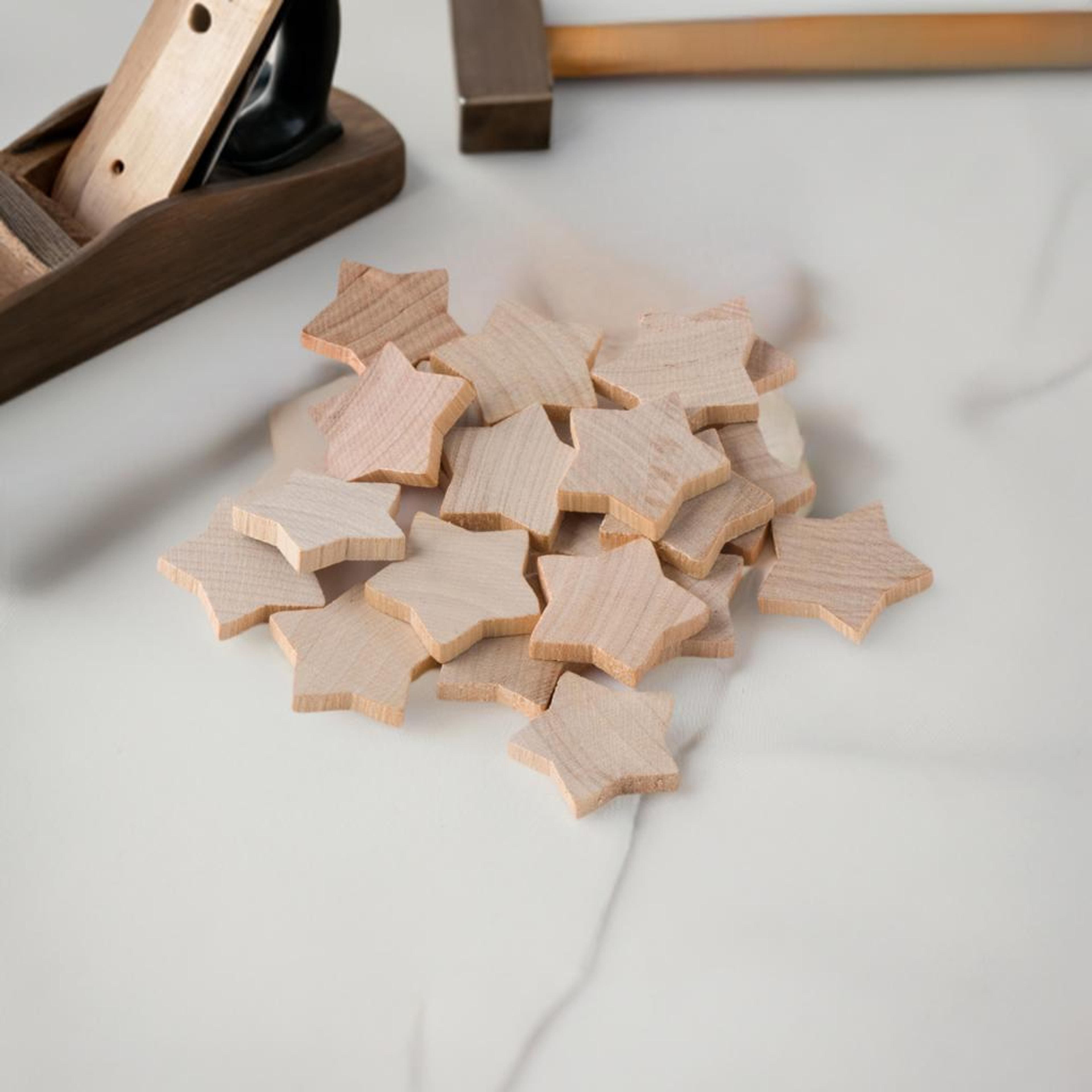 1&#x22; Wood Stars, 20ct. by Make Market&#xAE;