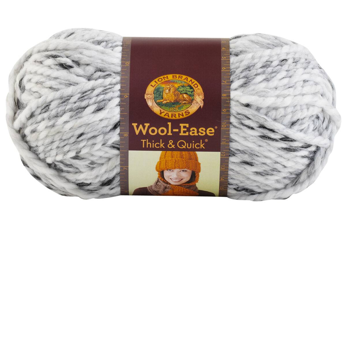 15 Pack: Lion Brand® Wool-Ease® Thick & Quick® Yarn, Prints, Stripes &  Metallics 