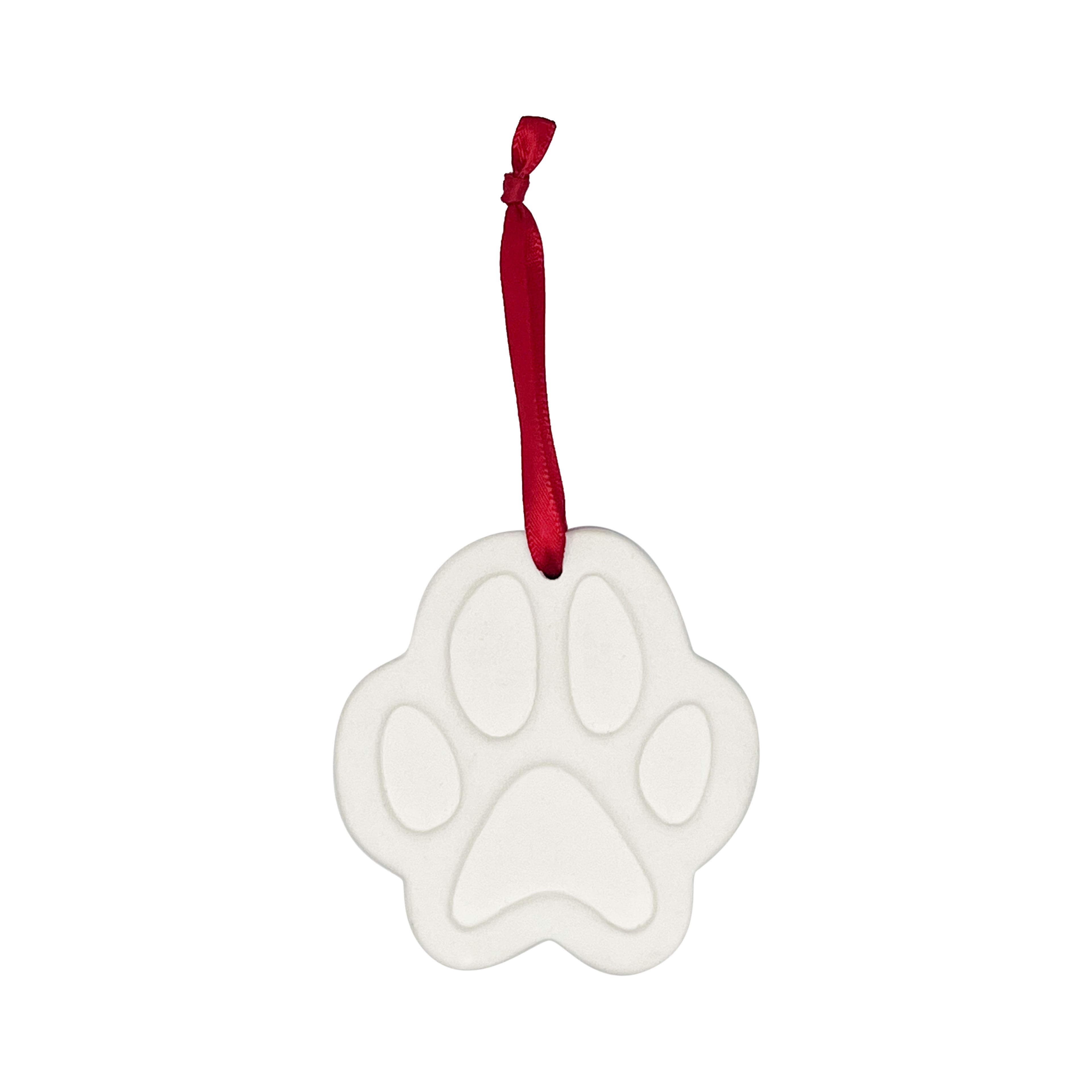 4&#x22; DIY Ceramic Paw Ornament by Make Market&#xAE;