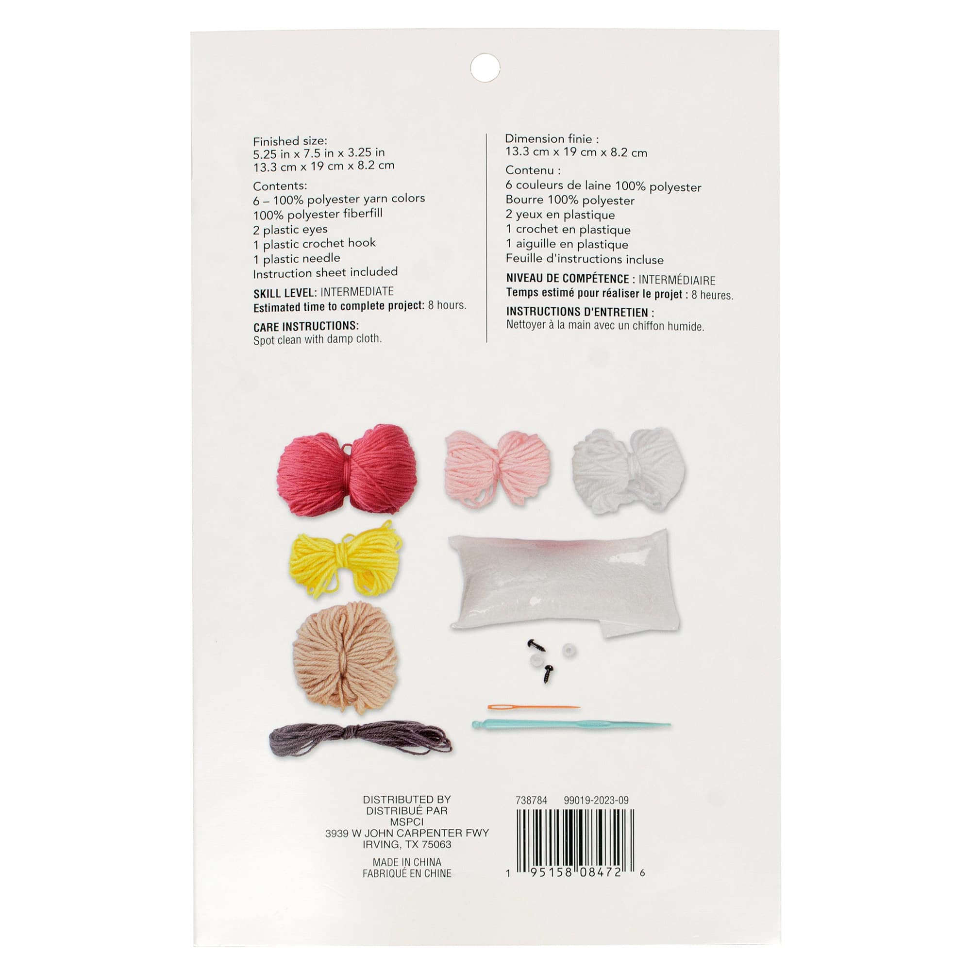 Intermediate Flamingo Amigurumi Crochet Kit by Loops & Threads®