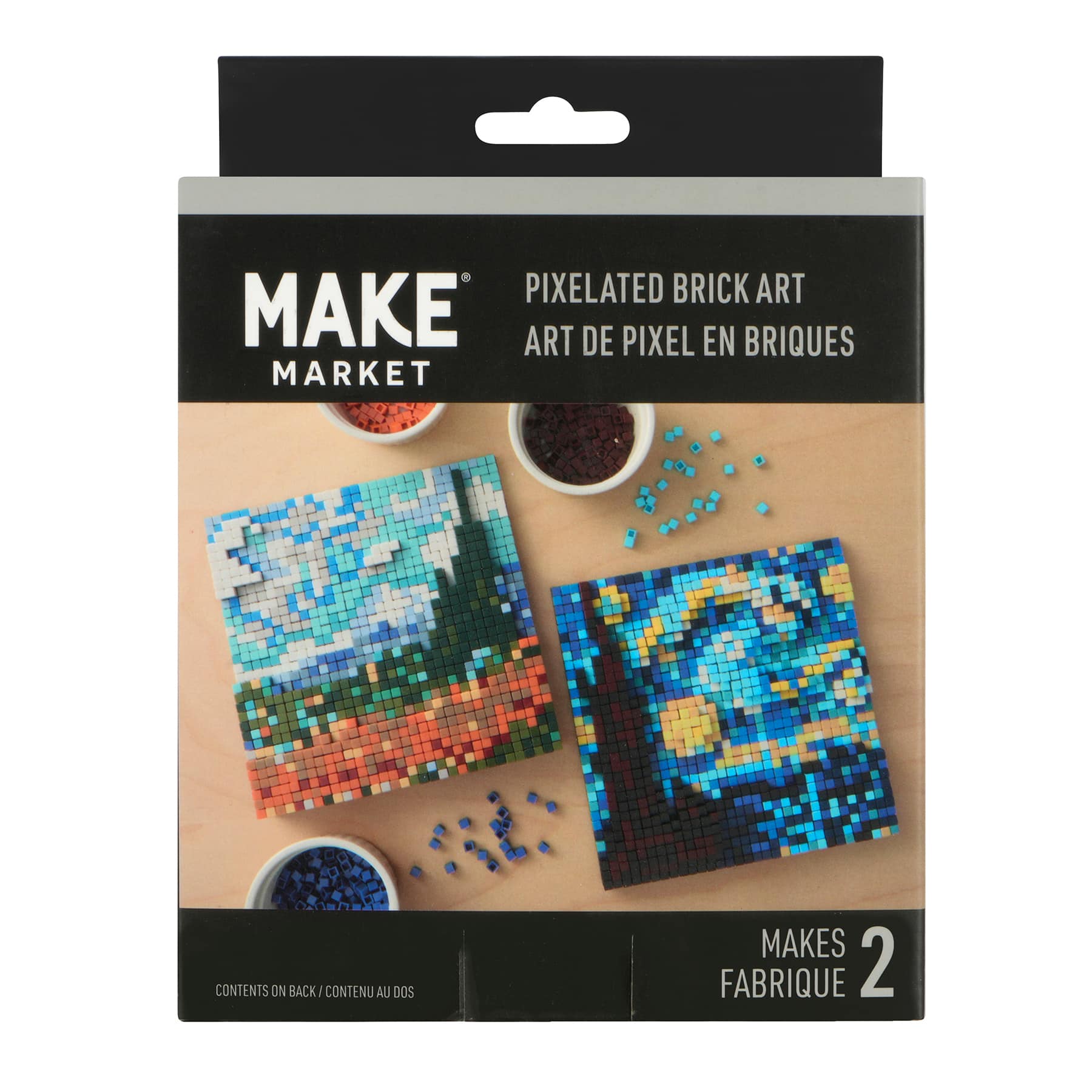 Van Gogh Paintings Pixelated Brick Art Kit by Make Market®