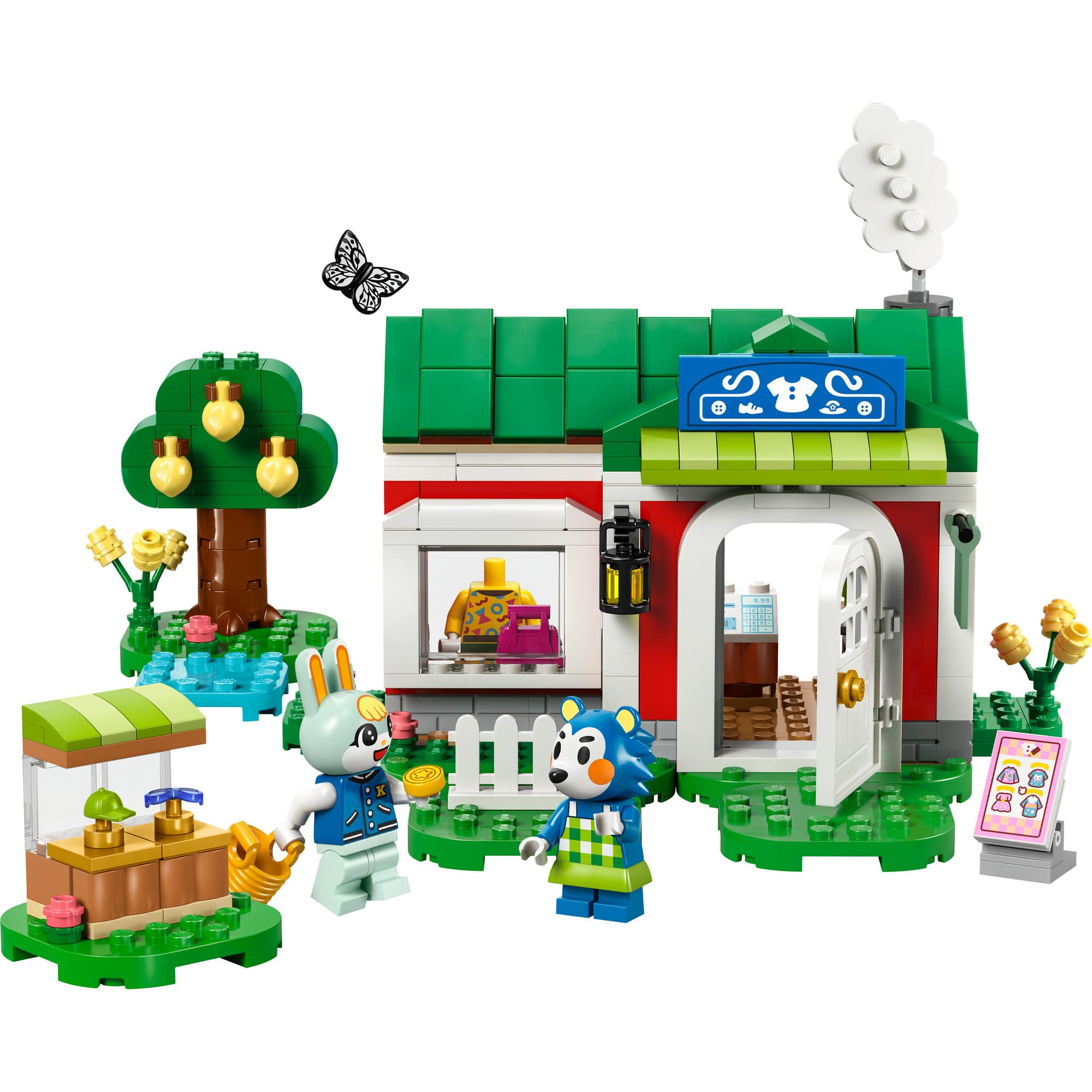 LEGO&#xAE; Animal Crossing&#x2122; Able Sisters Clothing Shop Role-Play Building Kit 77055
