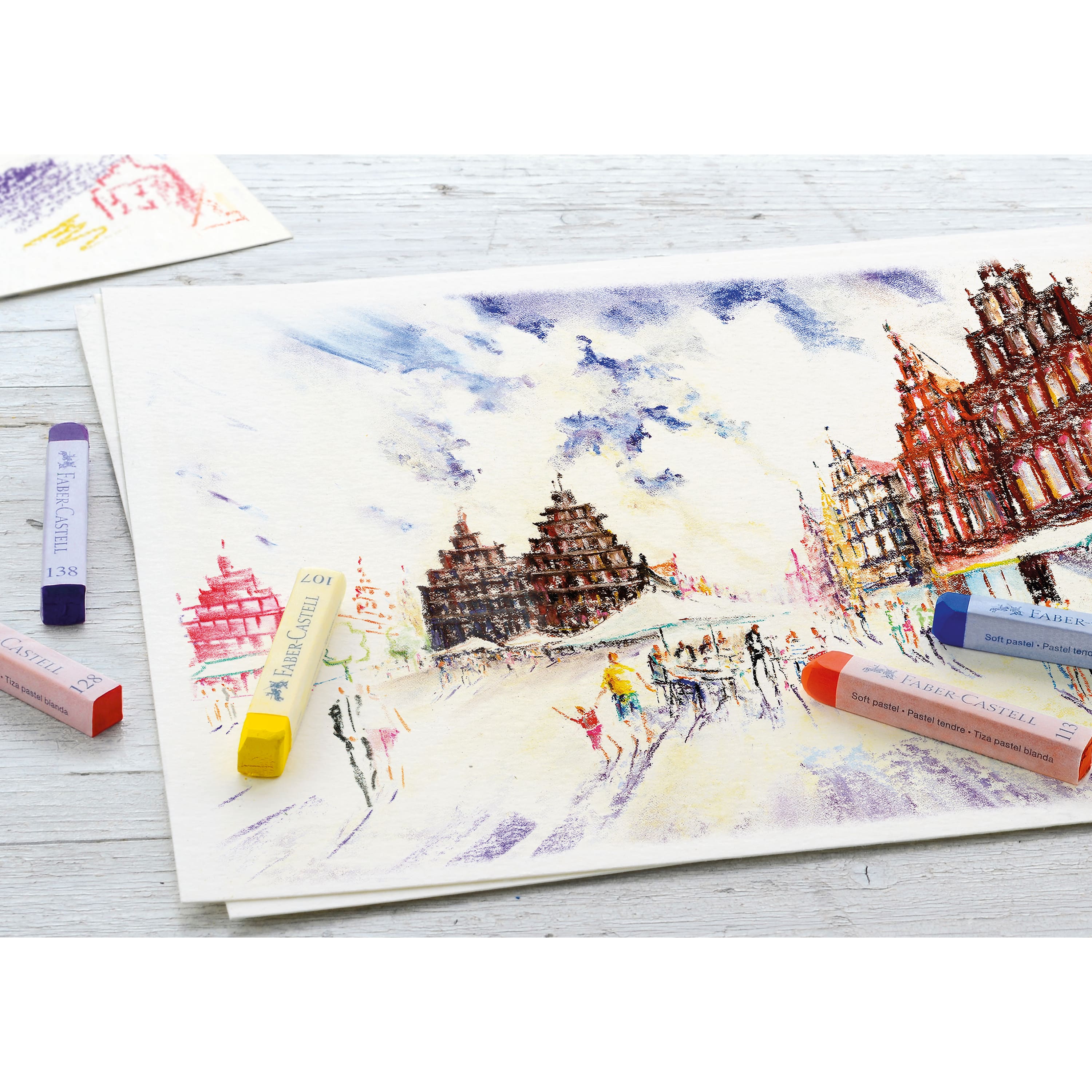 FABER-CASTELL24 PASTELSドイツ製　1960年代物‼️ FABER-CASTELL〜24Coloured パステルド1960年代物 ‼️ - メルカリ