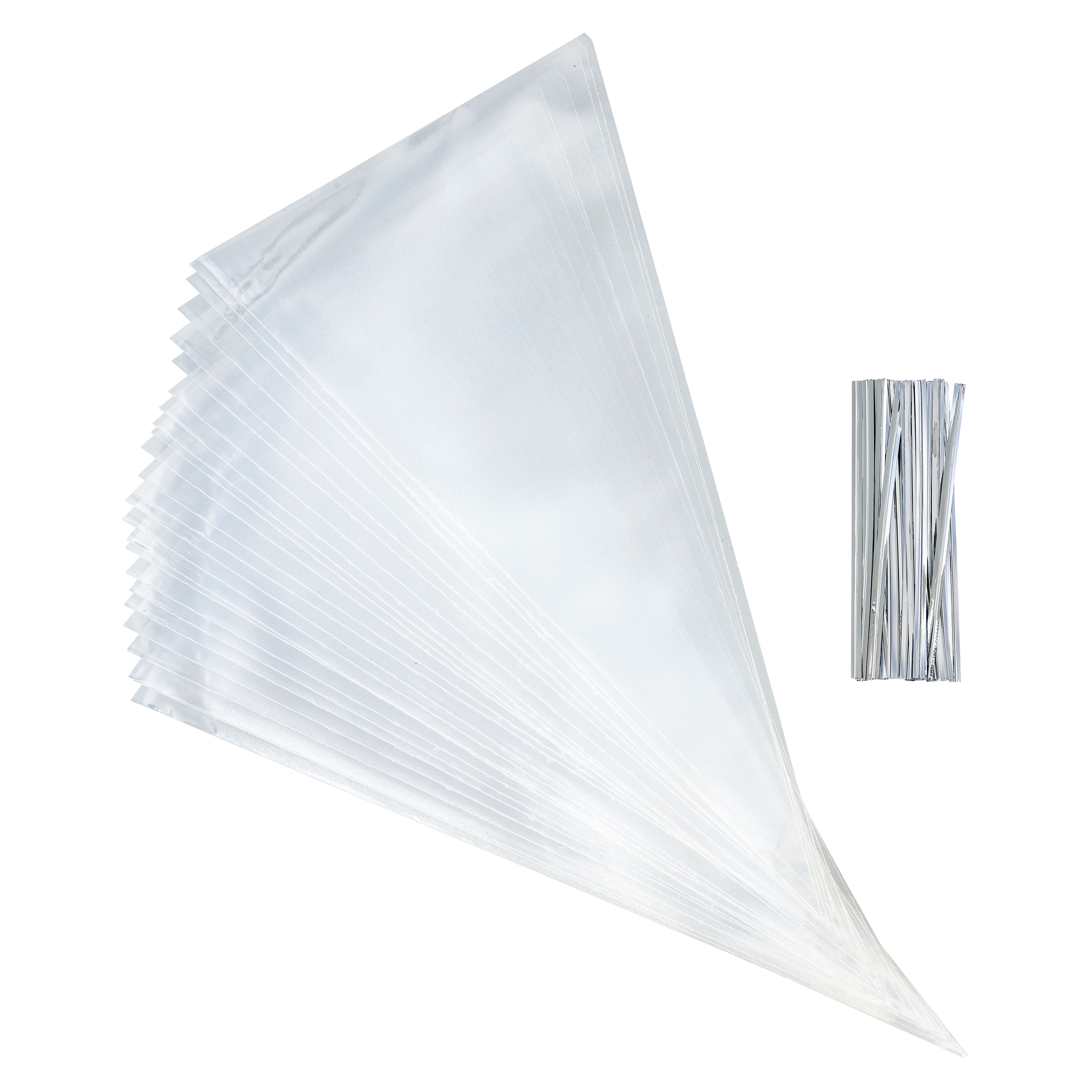 APQ Clear Gift Bags for Favors 5 x 3 x 15 Pack of 100 Expandable Clear  Poly Gusseted Bags with 1 Mil Thickness Clear Plastic Treat Bags for  Industrial Use Food Service