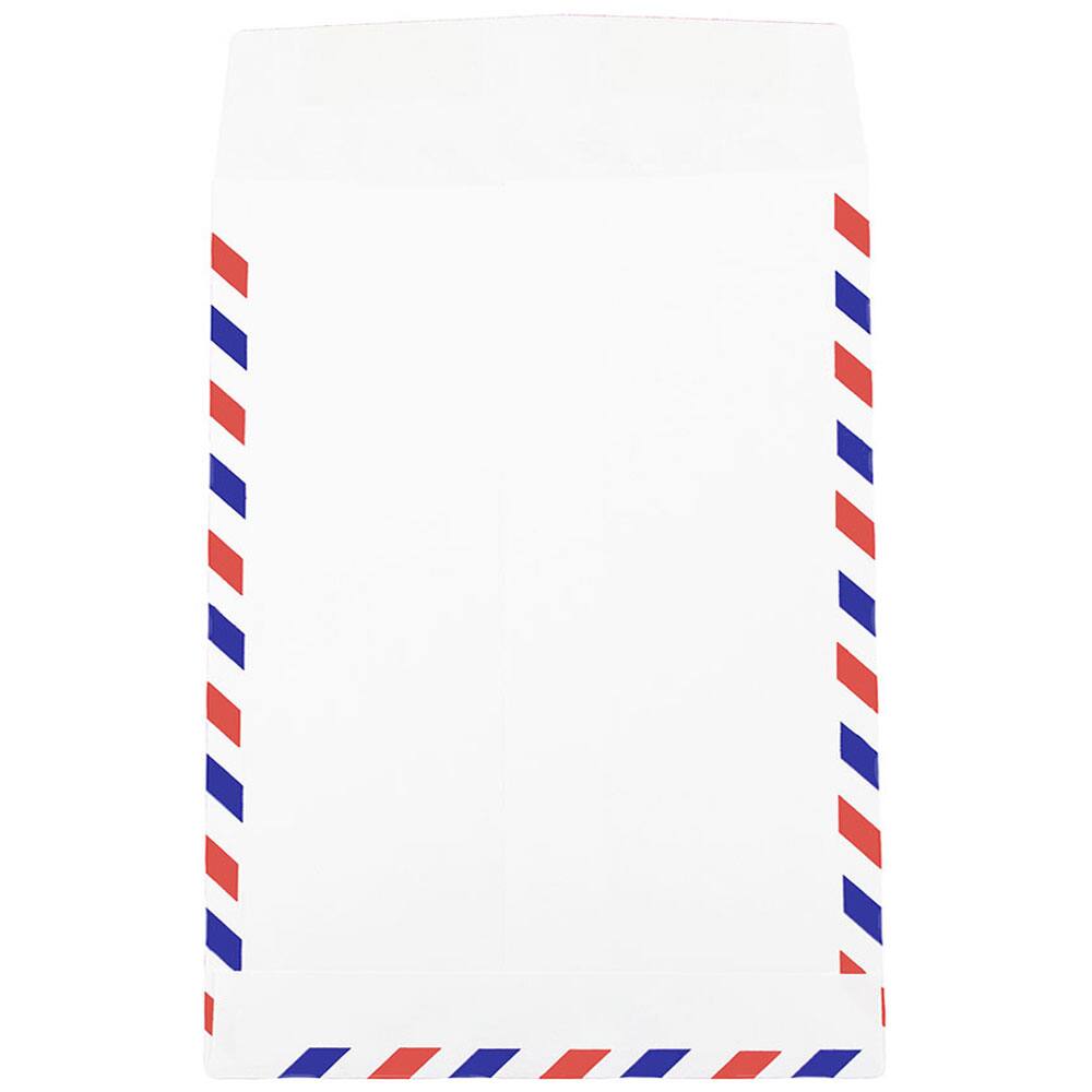 JAM Paper 9&#x22; x 12&#x22; White Airmail Envelopes