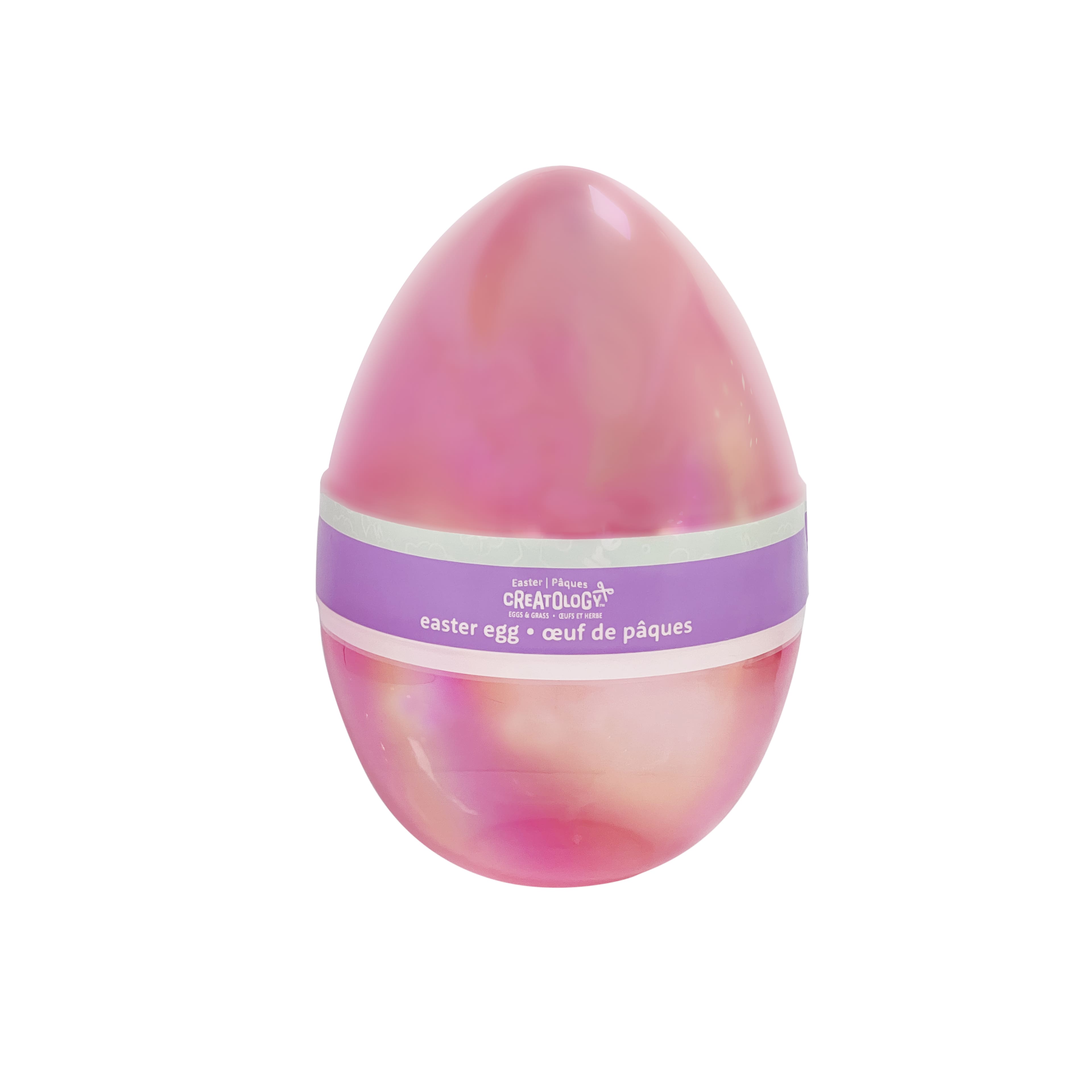 10&#x22; Pink Plastic Easter Egg by Creatology&#x2122;