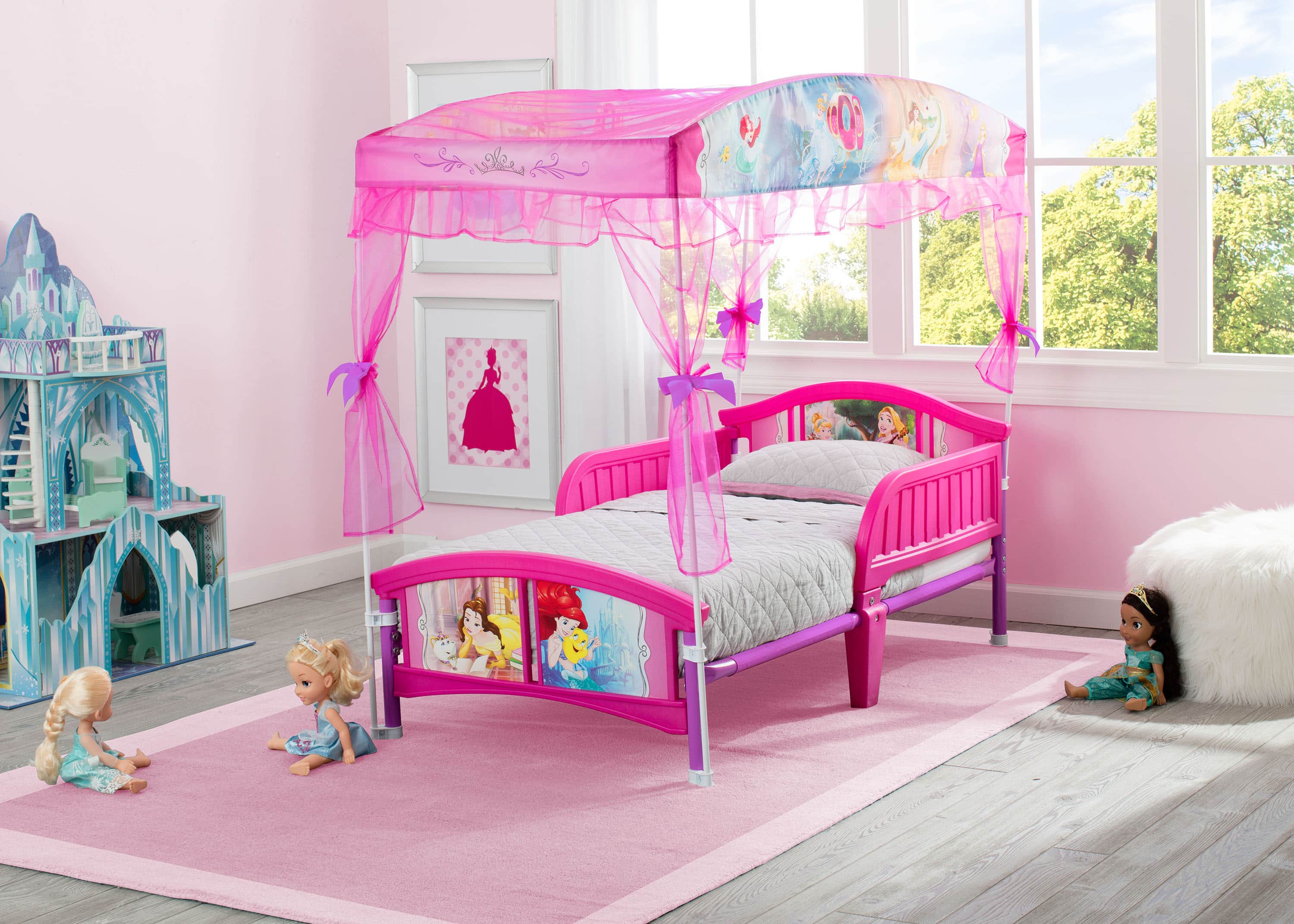 Disney&#xAE; Princess Canopy Toddler Bed