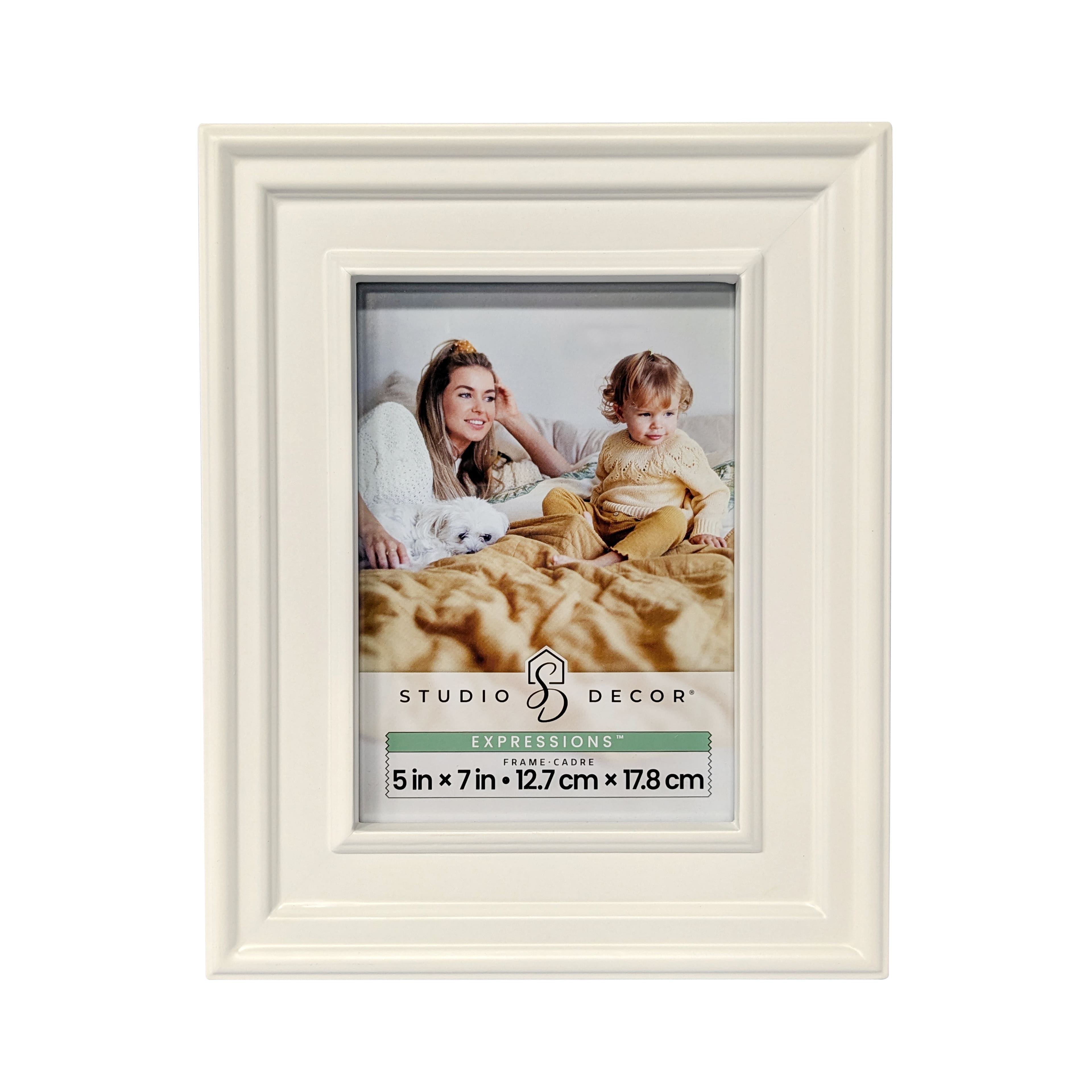Expressions&#x2122; White Frieze Frame by Studio D&#xE9;cor&#xAE;