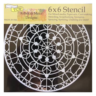 8 Pack 6 x 6 Inch Mandala Stencils, Reusable Painting Drawing Mandala  Stencils Template for Stones