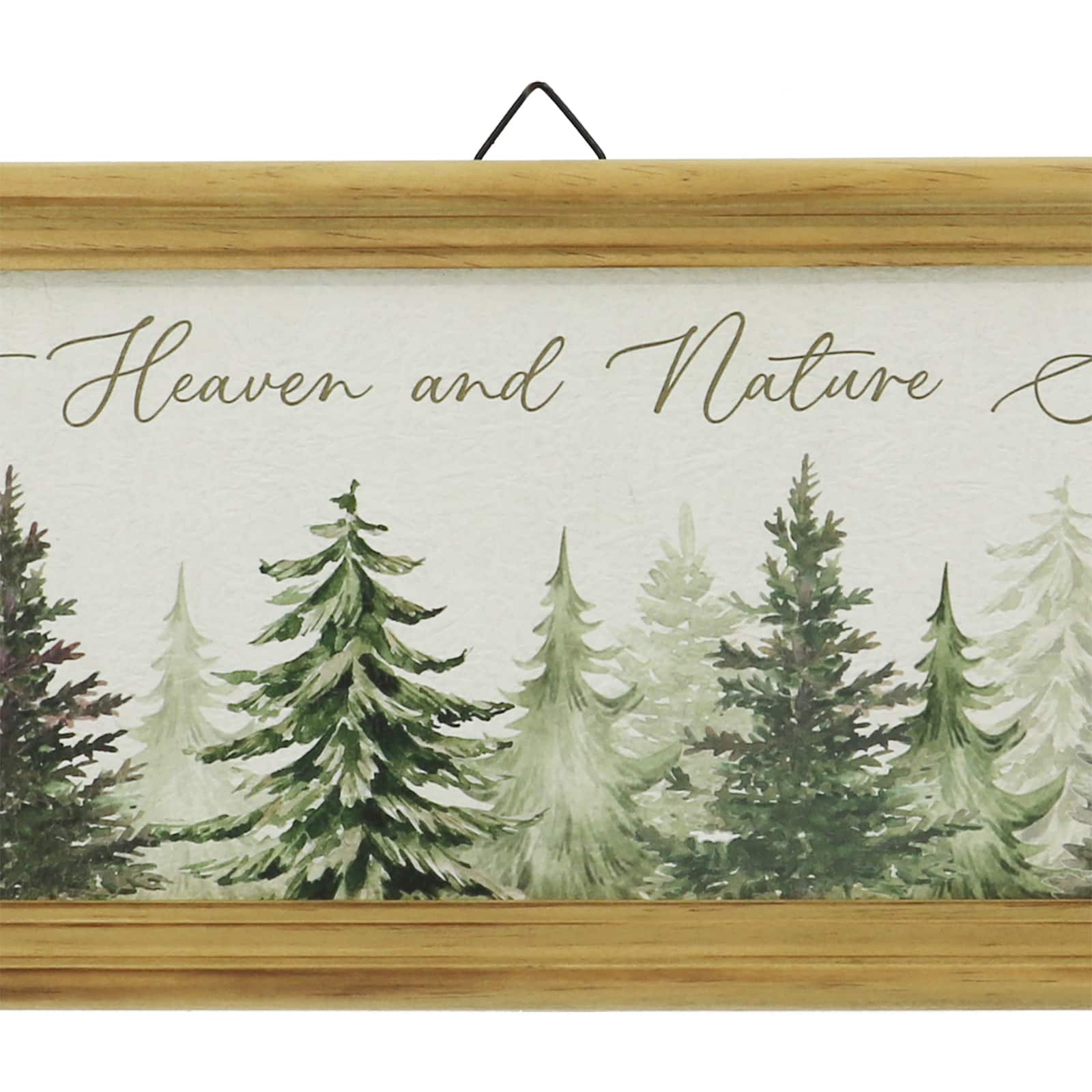 15&#x22; Let Heaven &#x26; Nature Sing Wall Art by Ashland&#xAE;