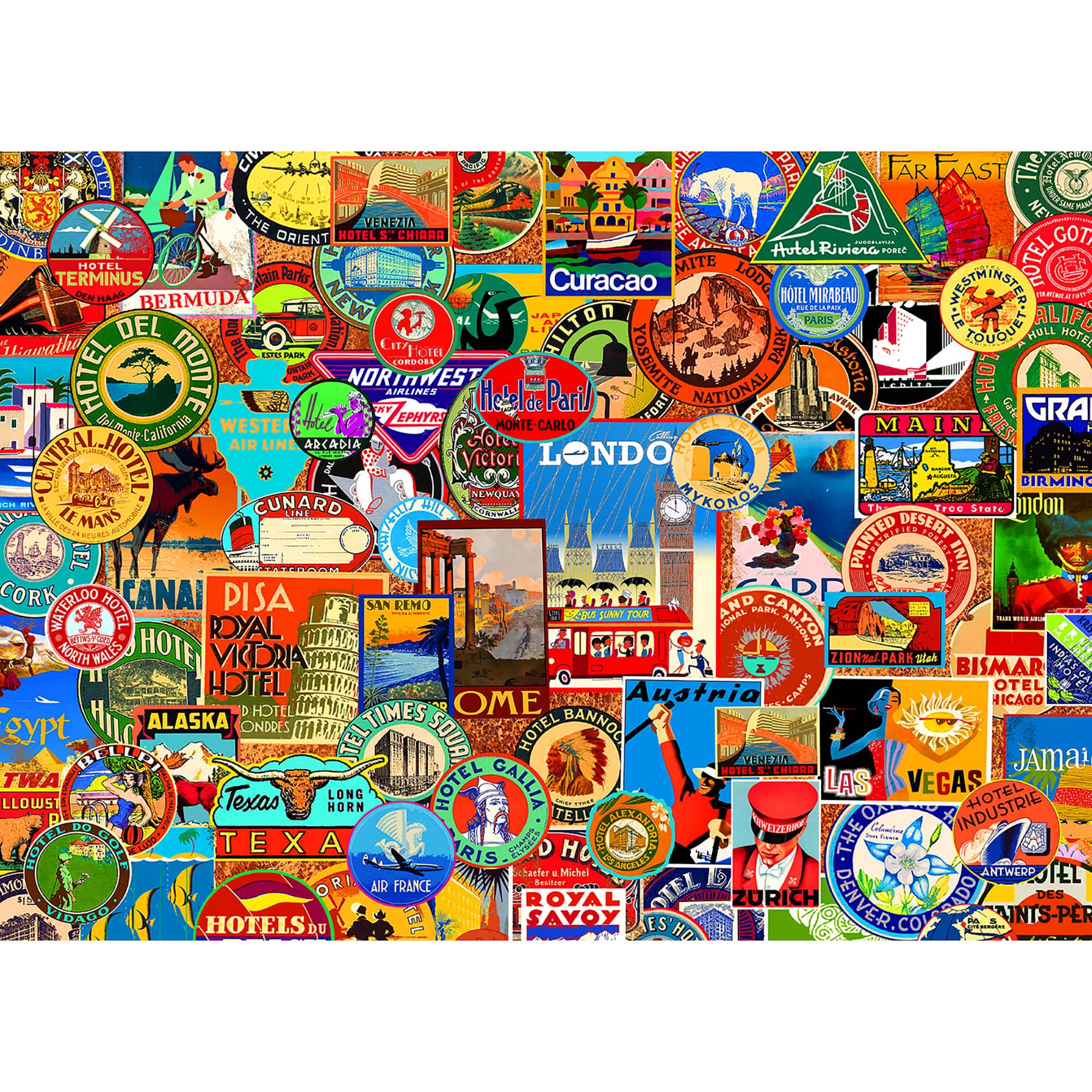 World of Travel 1,000 Piece Jigsaw Puzzle
